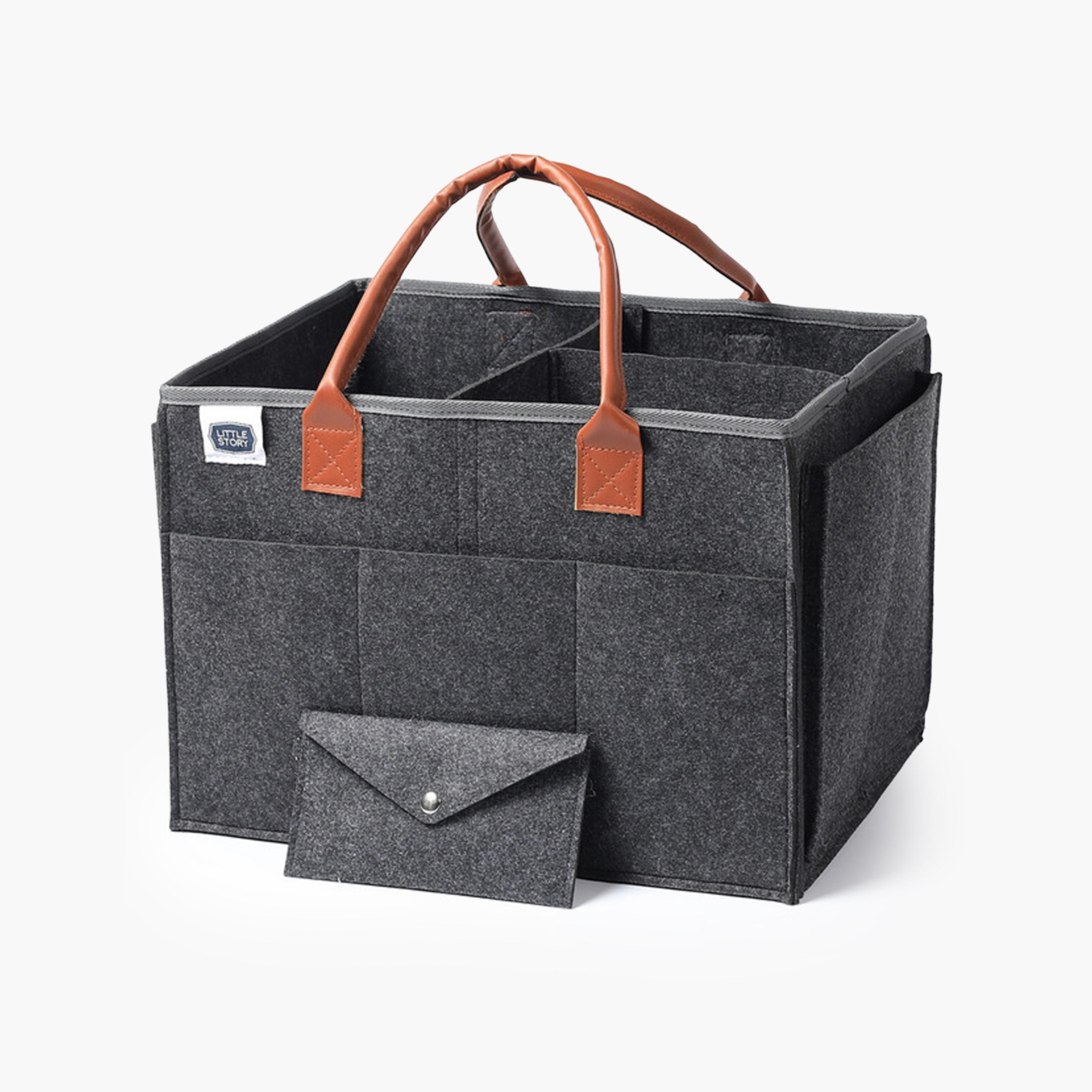 Little Story Large Diaper Caddy with Travel Pouch