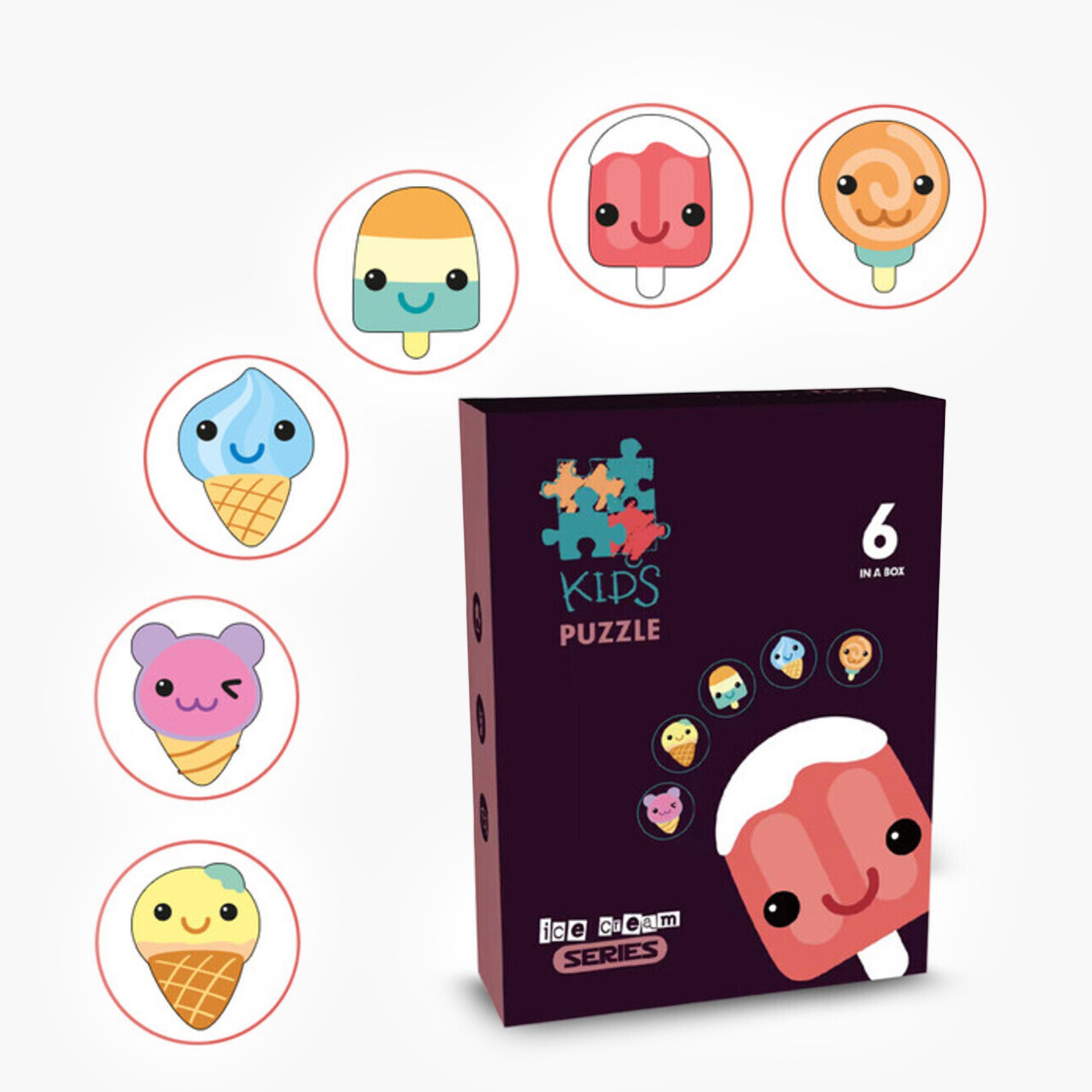 Little Story 6-in-1 Ice Cream Matching Puzzle