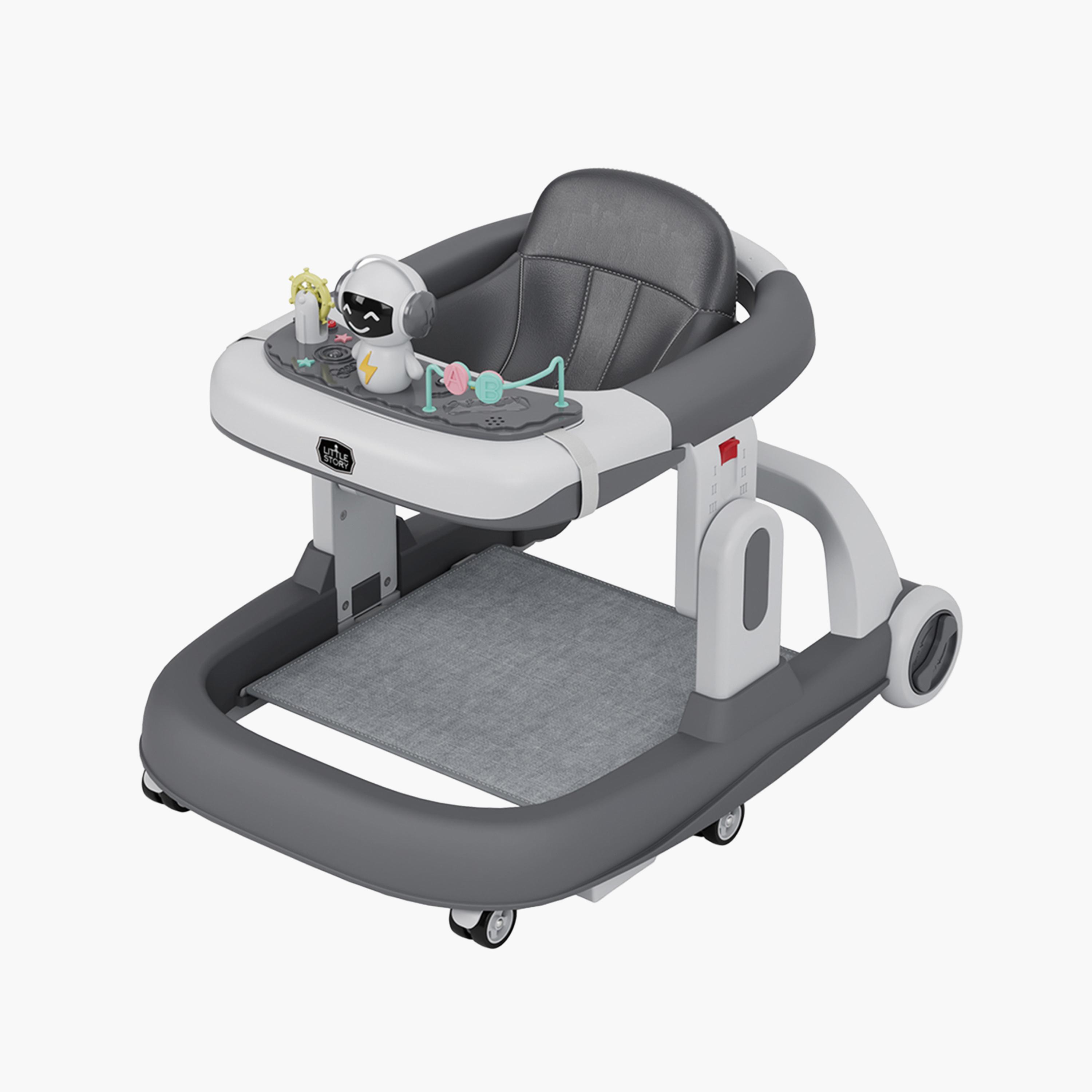 Little Story Adjustable Baby Walker with Interactive Toys
