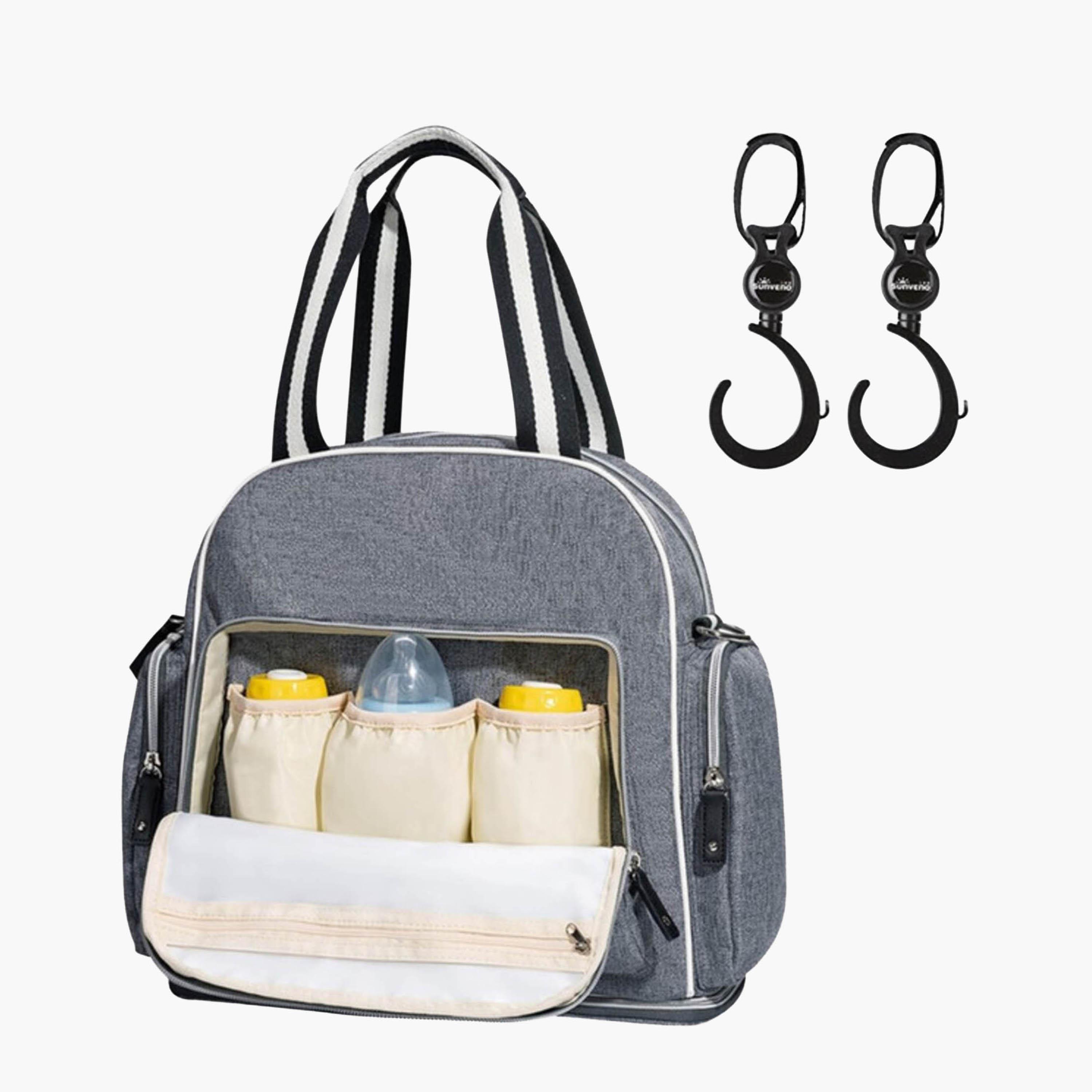 Sunveno Signature Maternity Diaper Bag with Stroller Hooks