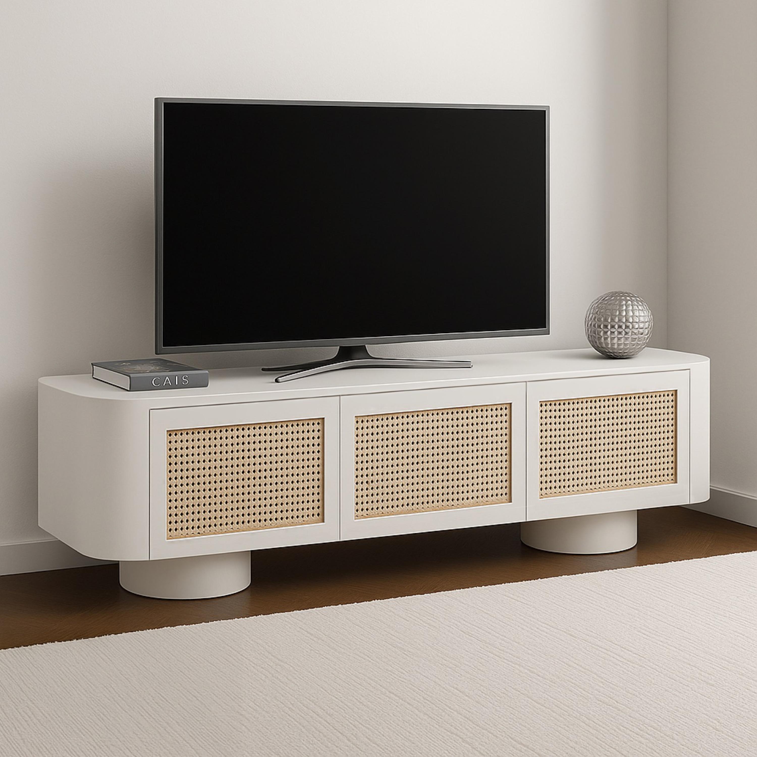 Studio Obliq Meadow Cane TV Unit