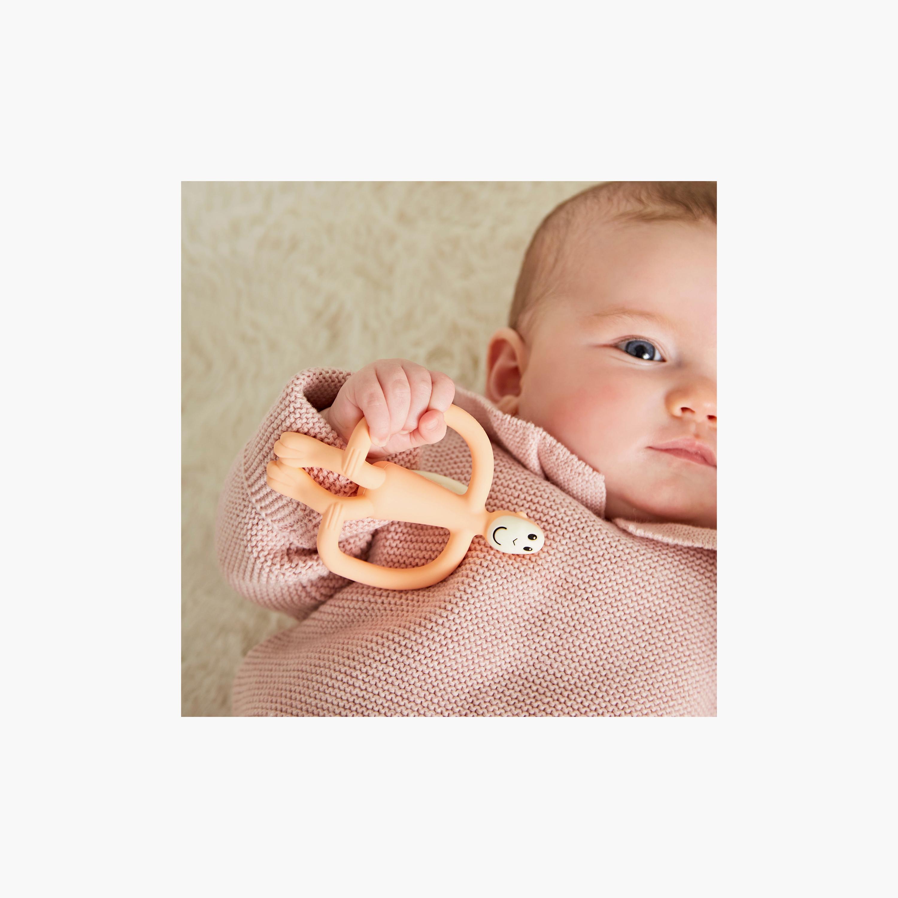 Matchstick Monkey Original BPA-Free Silicone Teether - 3 Months+-baby-feeding-teethers-image-5