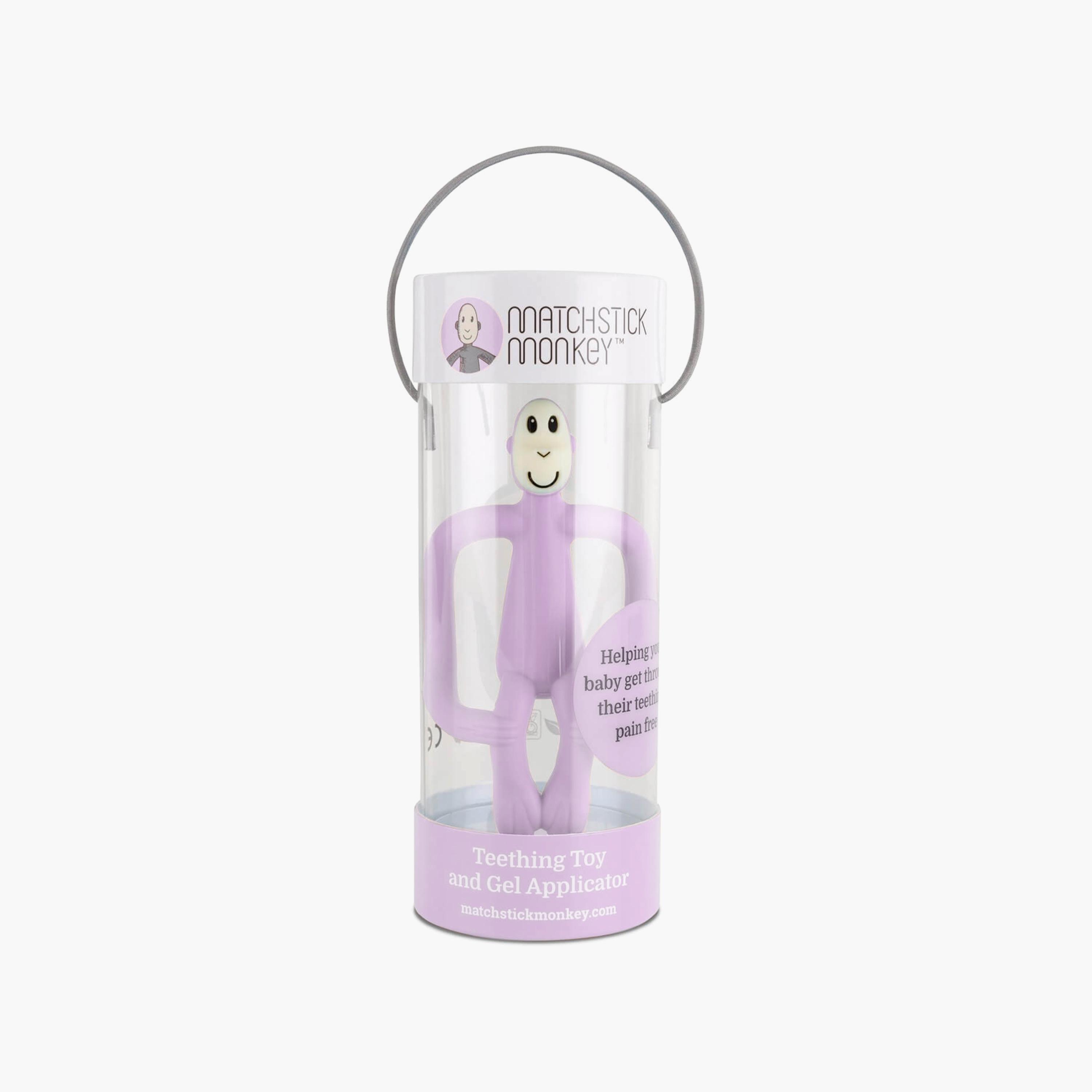 Matchstick Monkey Original BPA-Free Silicone Teether - 3 Months+-baby-feeding-teethers-image-4