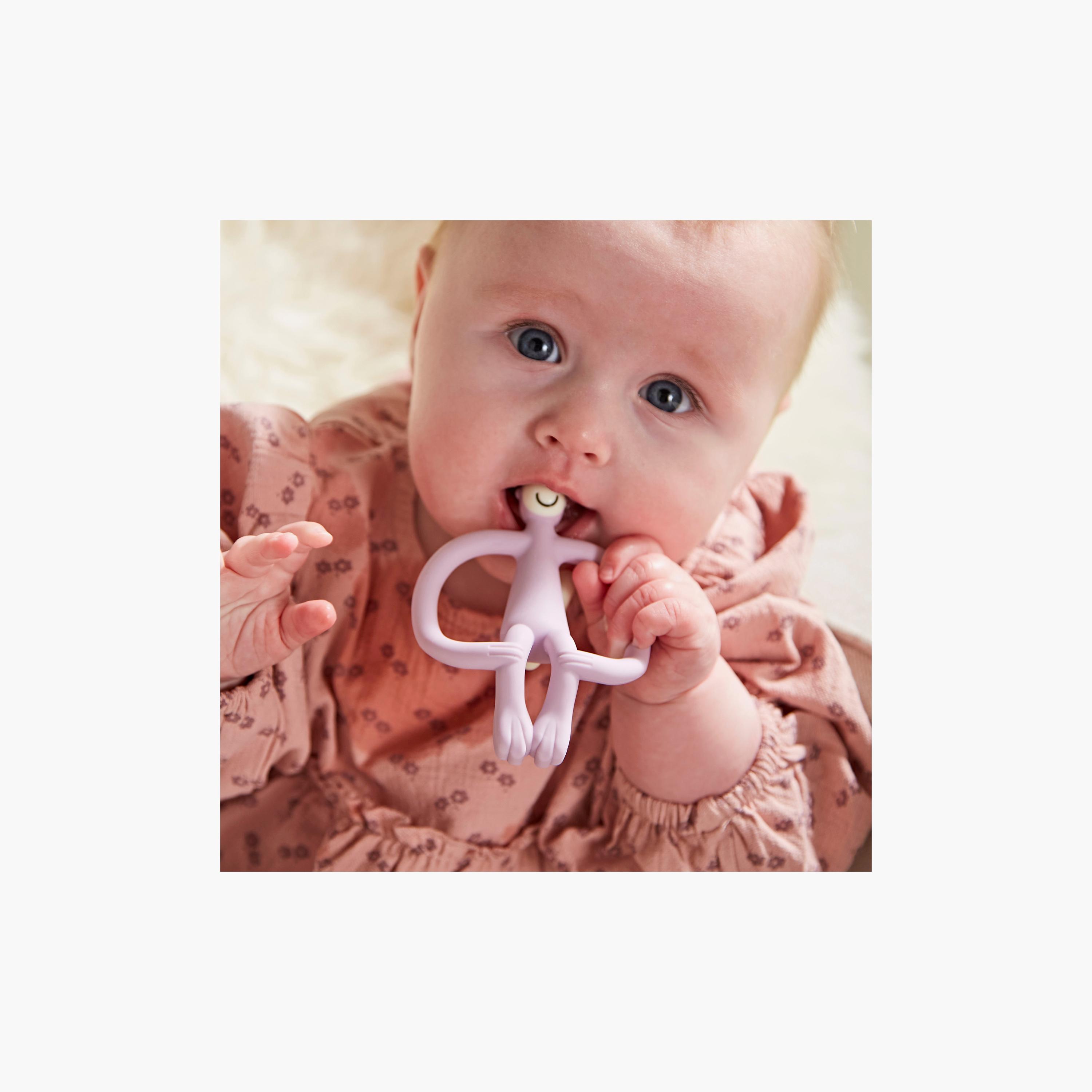 Matchstick Monkey Original BPA-Free Silicone Teether - 3 Months+-baby-feeding-teethers-image-5
