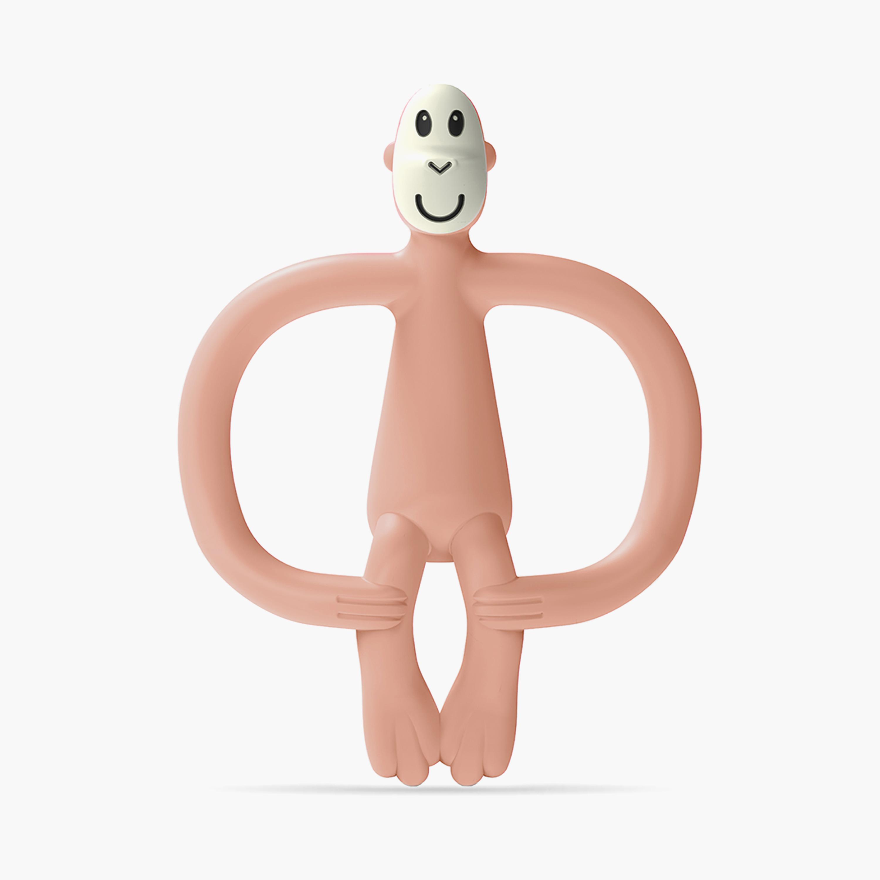 عضاضة أصلية من السيليكون والخالية من مادة BPA من ماتشستيك مونكي - 3 أشهر+-baby-feeding-teethers-image-1