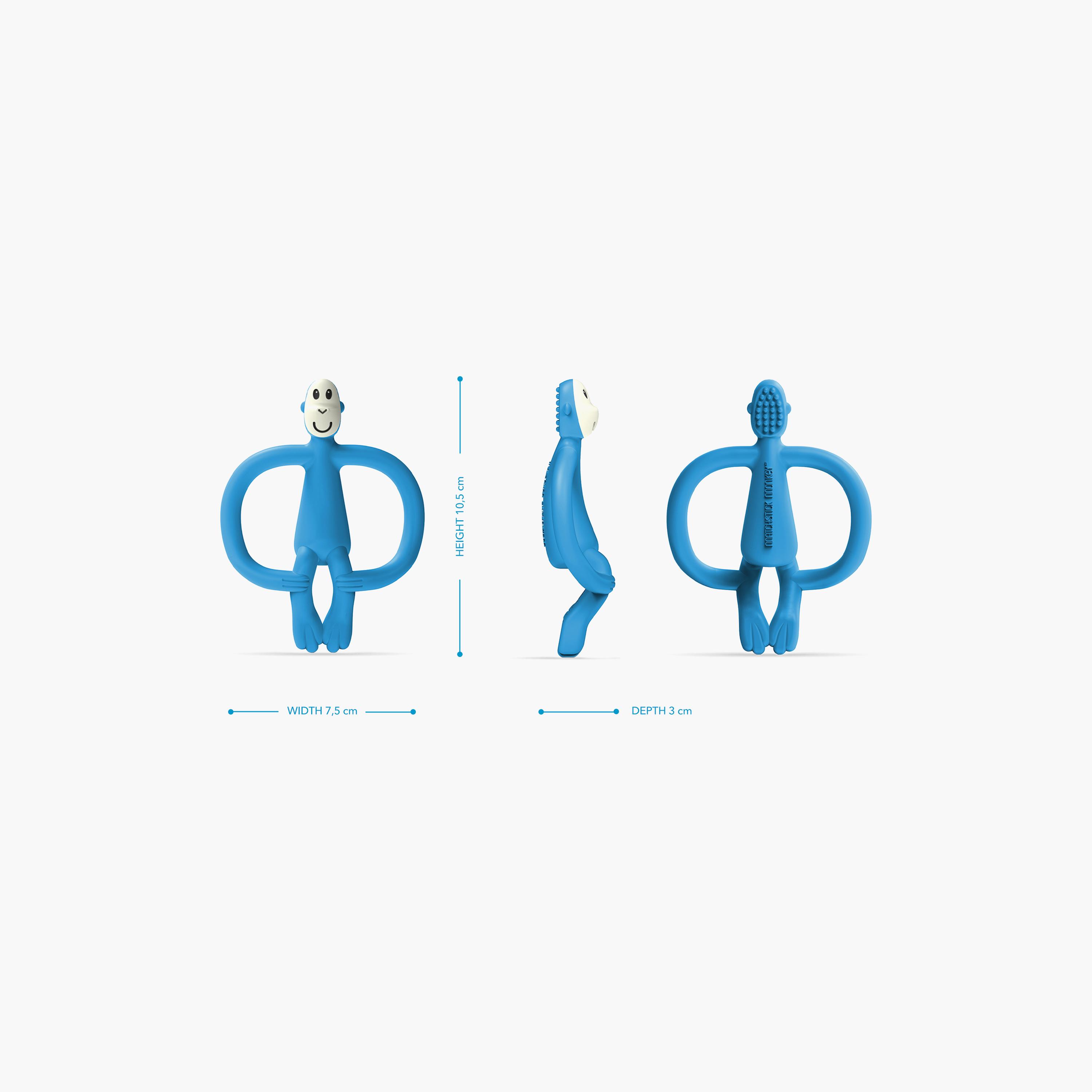 Matchstick Monkey Original BPA-Free Silicone Teether - 3 Months+-baby-feeding-teethers-image-3