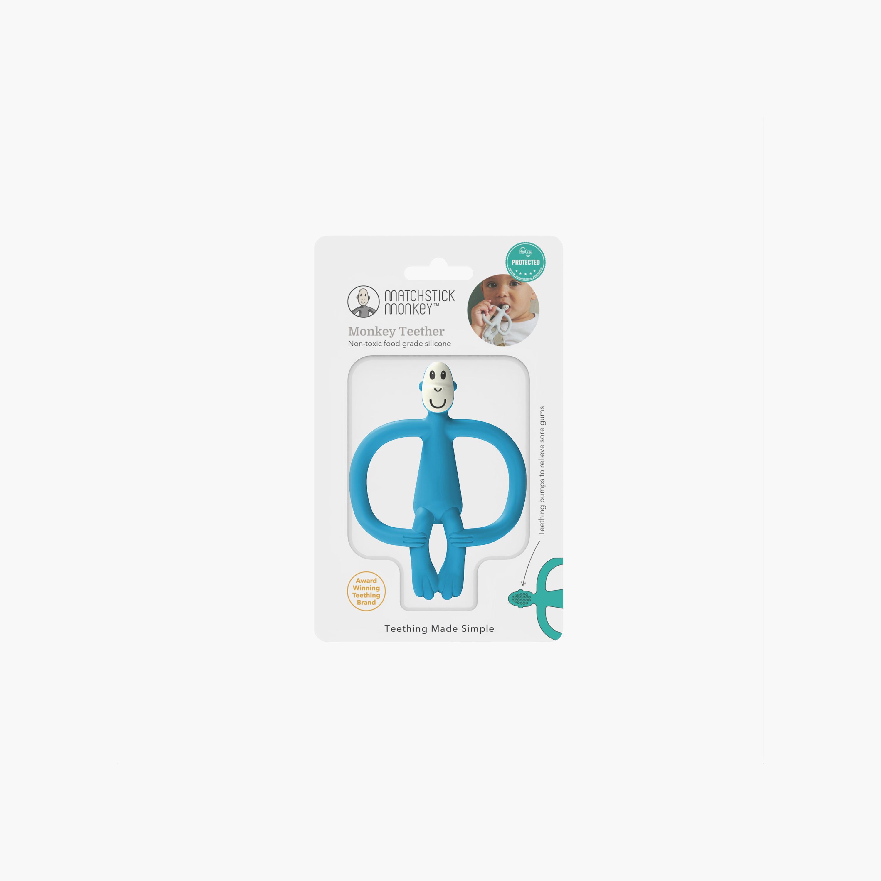 Matchstick Monkey Original BPA-Free Silicone Teether - 3 Months+-baby-feeding-teethers-image-6