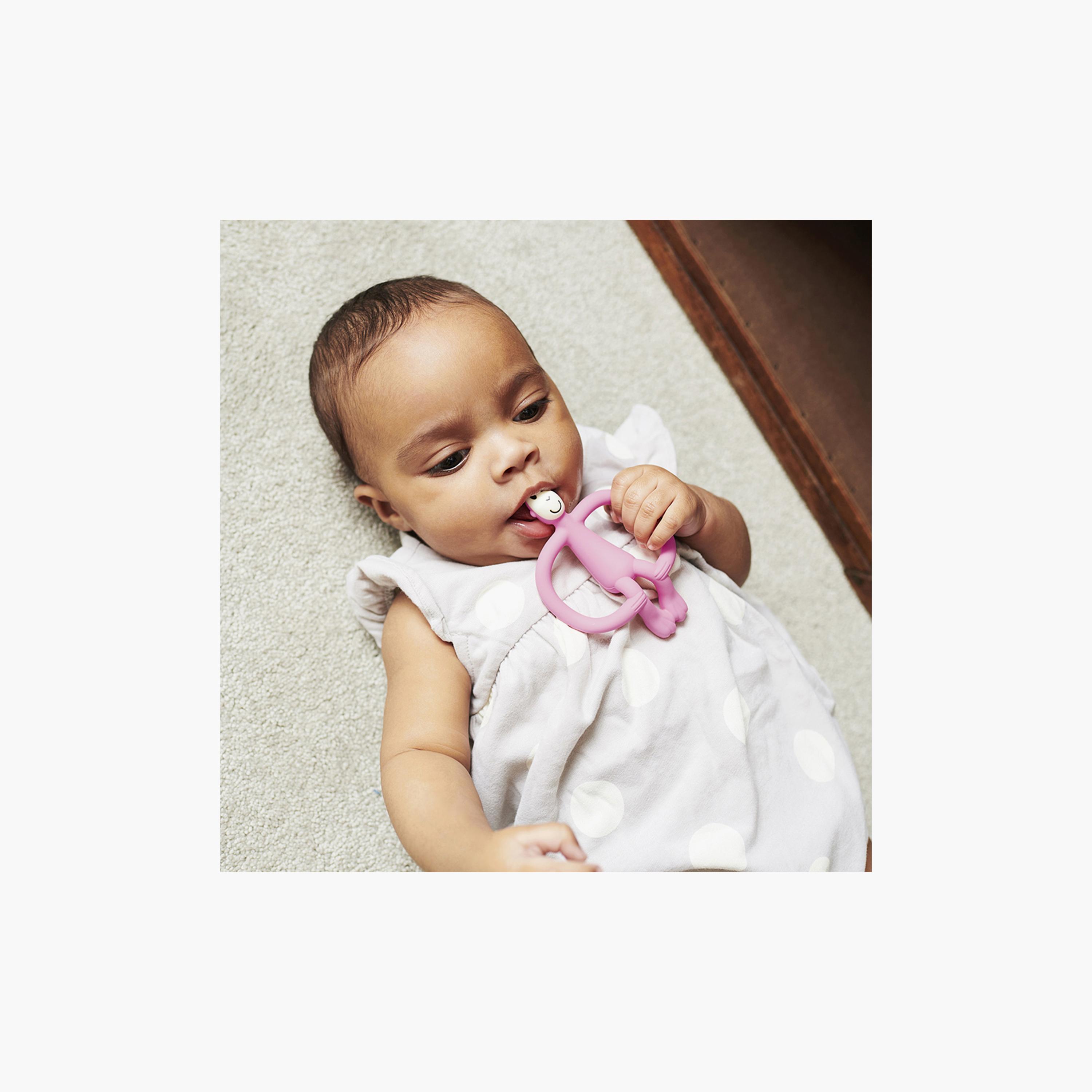 Matchstick Monkey Original BPA-Free Silicone Teether - 3 Months+-baby-feeding-teethers-image-7