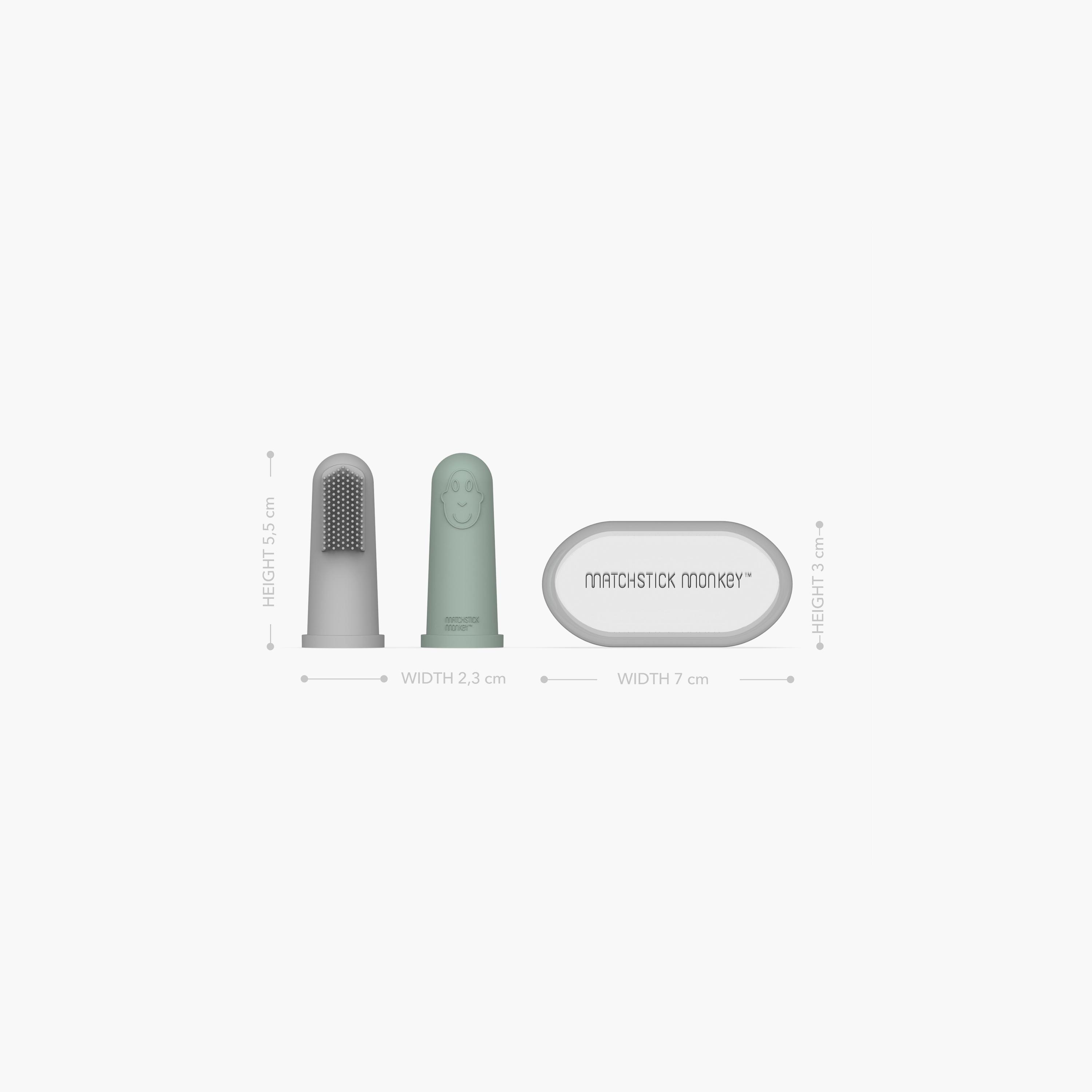 Matchstick Monkey 2-Piece BPA-Free Toothbrush and Case Set - 3 Months+-baby-bathandcare-oralcare-teethanddentalcare-image-3