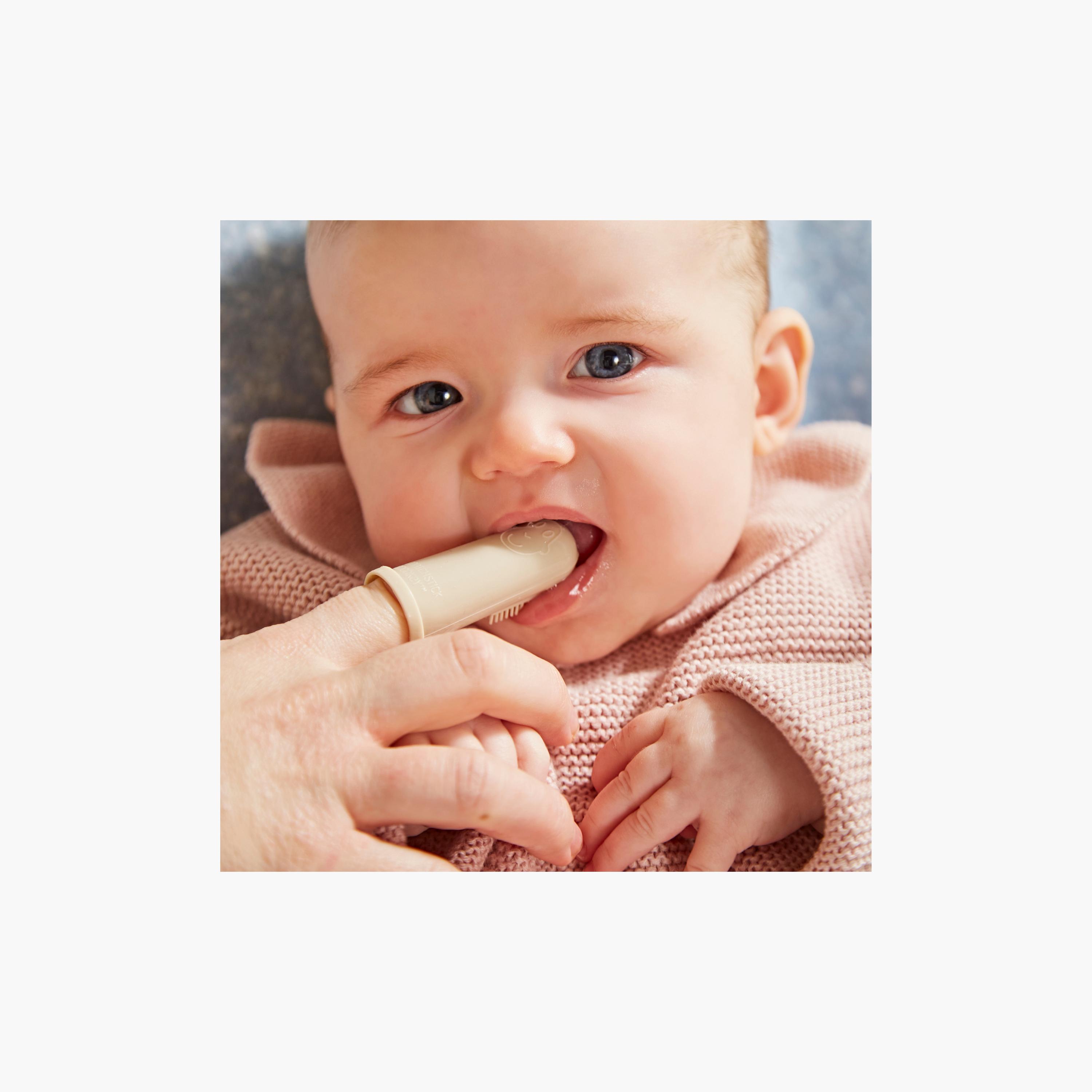 Matchstick Monkey 2-Piece BPA-Free Toothbrush and Case Set - 3 Months+-baby-bathandcare-oralcare-teethanddentalcare-image-5