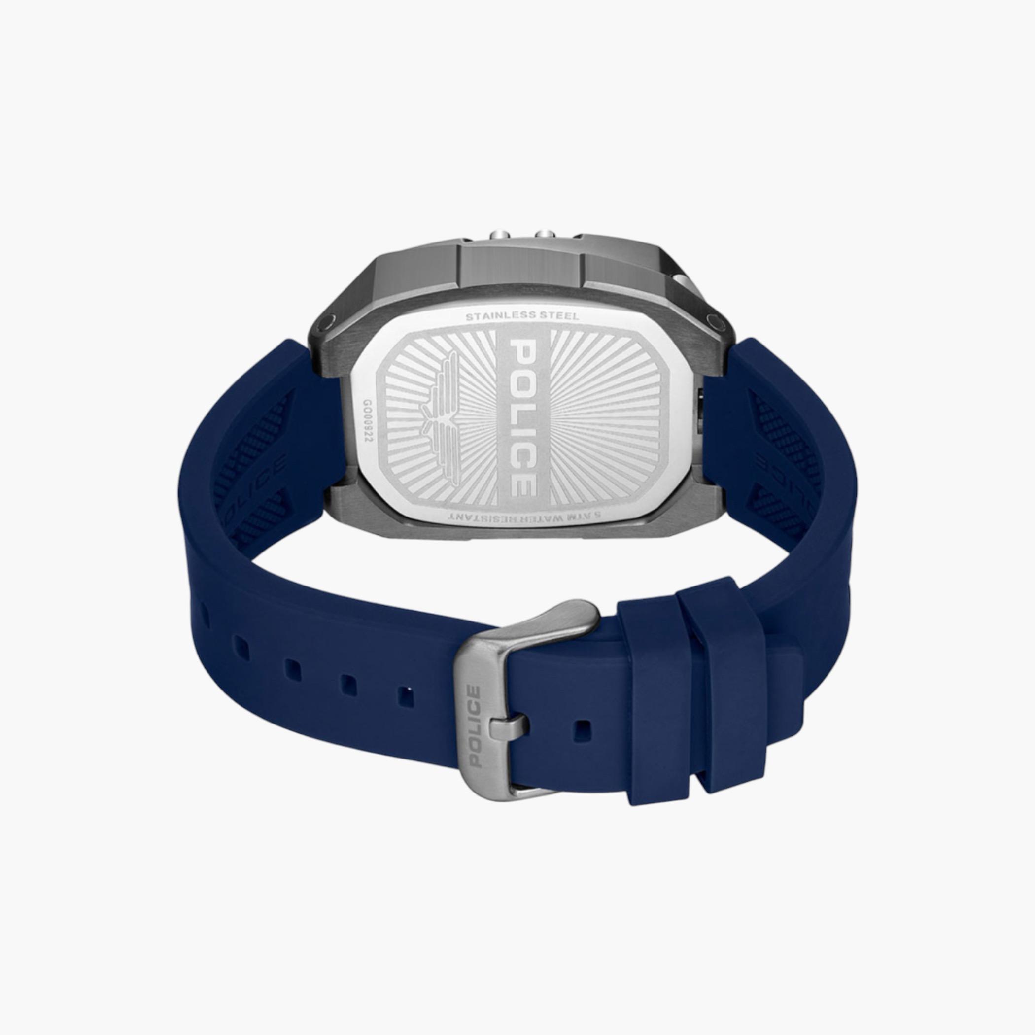 ساعة كرونوغراف رجالية سيليكون أزرق-men-watchesandjewellery-watches-image-3