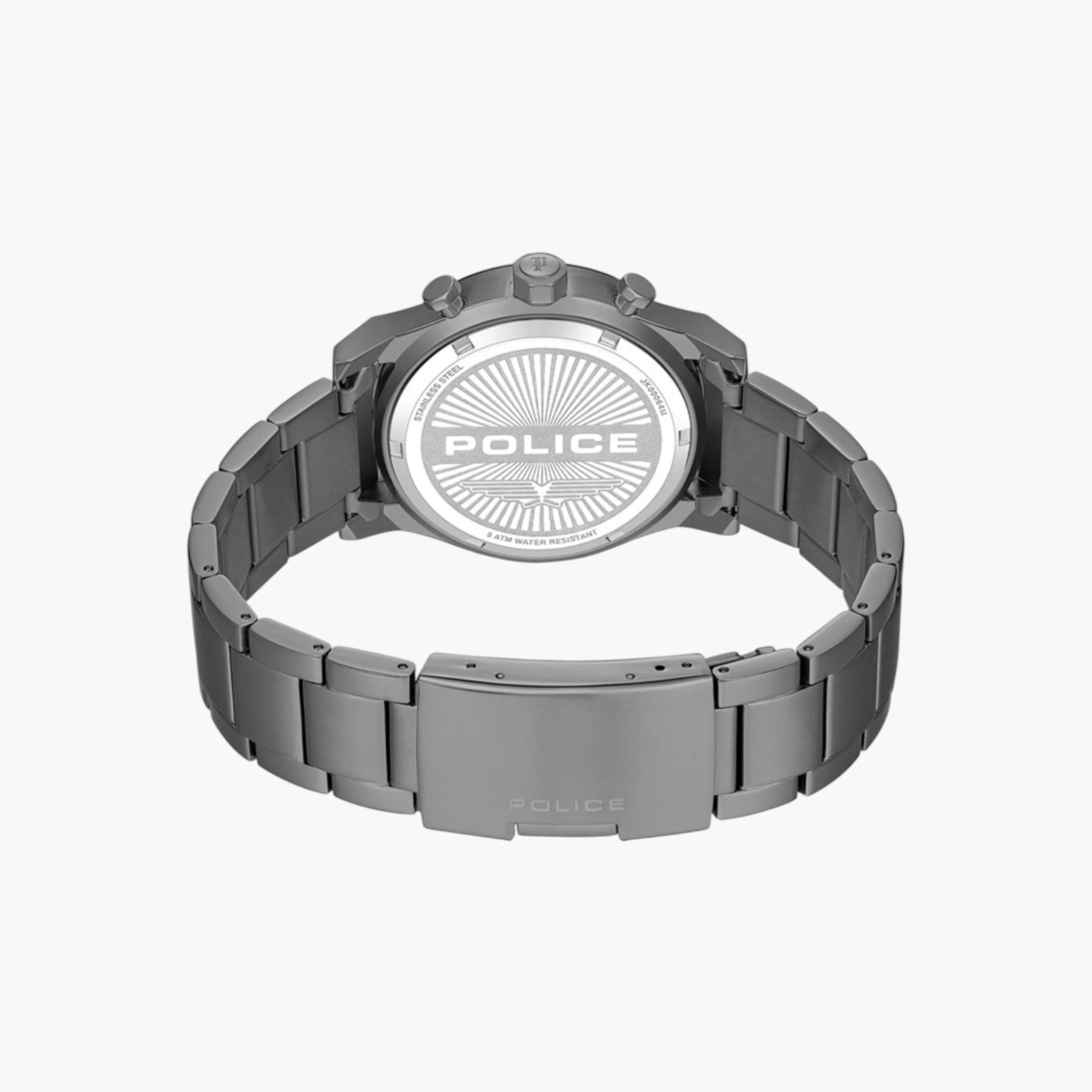 ساعة كرونوغراف ستانلس ستيل بلون رمادي-men-watchesandjewellery-watches-image-3
