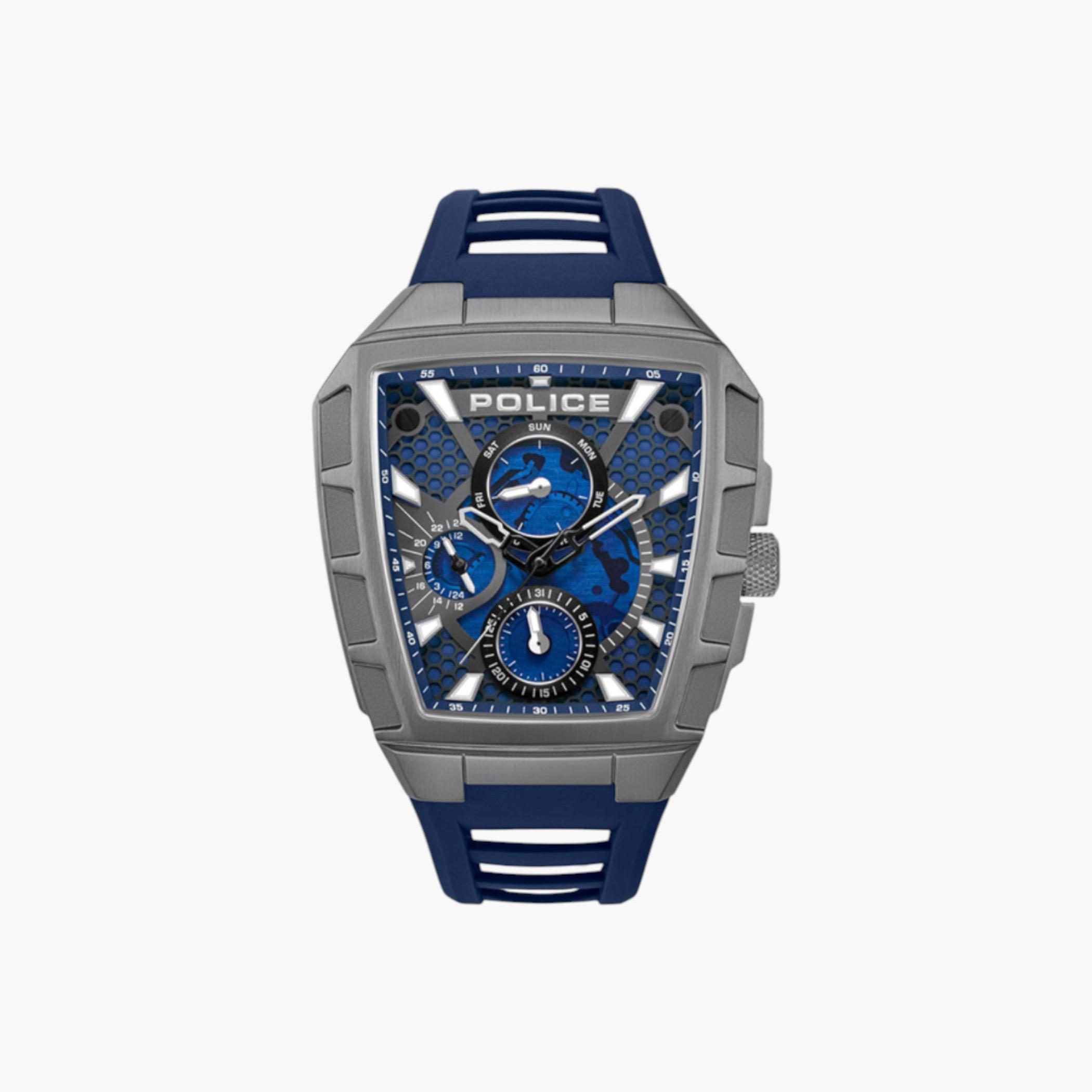 Navy Multifunction Square Dial Men's Watch-men-watchesandjewellery-watches-image-1
