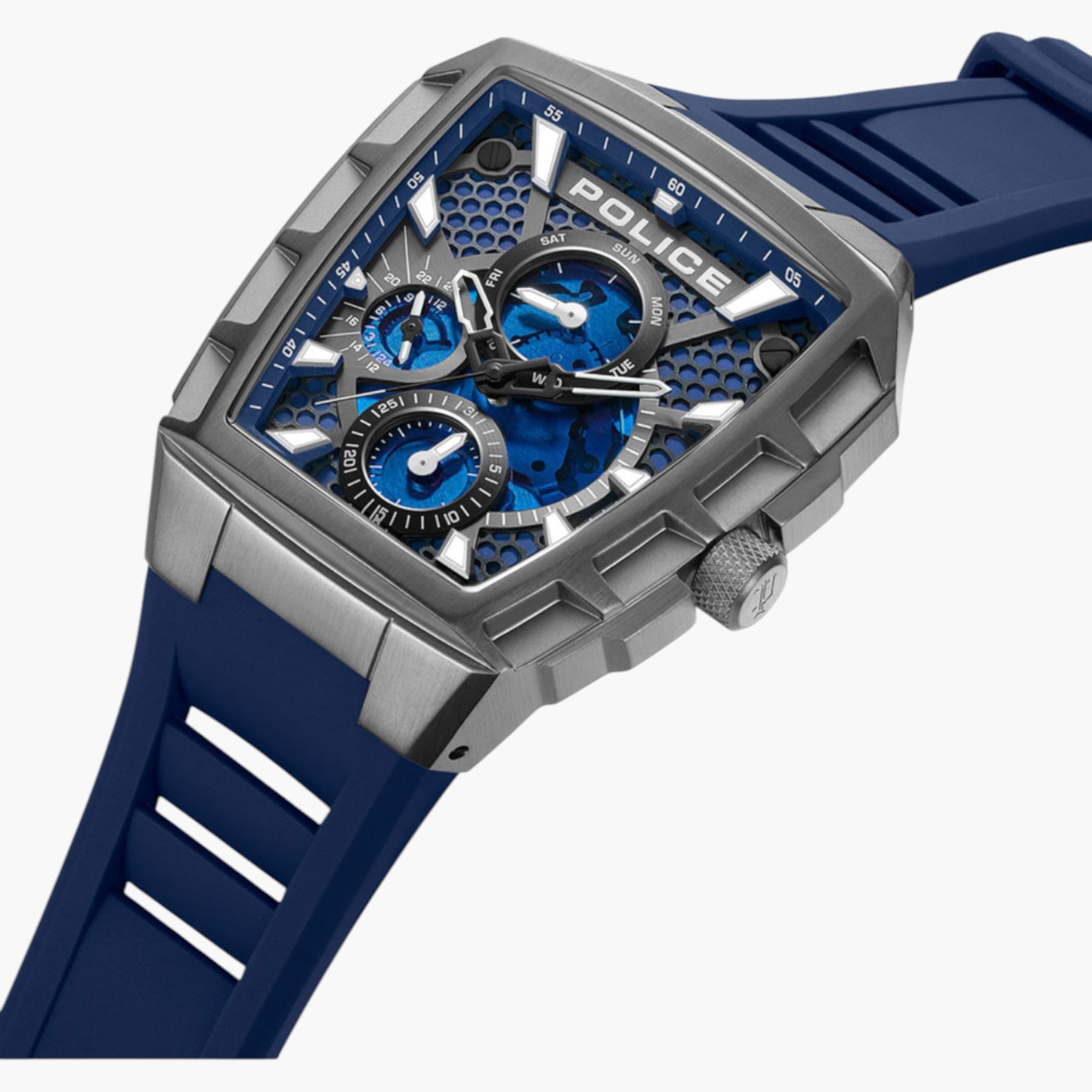 Navy Multifunction Square Dial Men's Watch-men-watchesandjewellery-watches-image-2