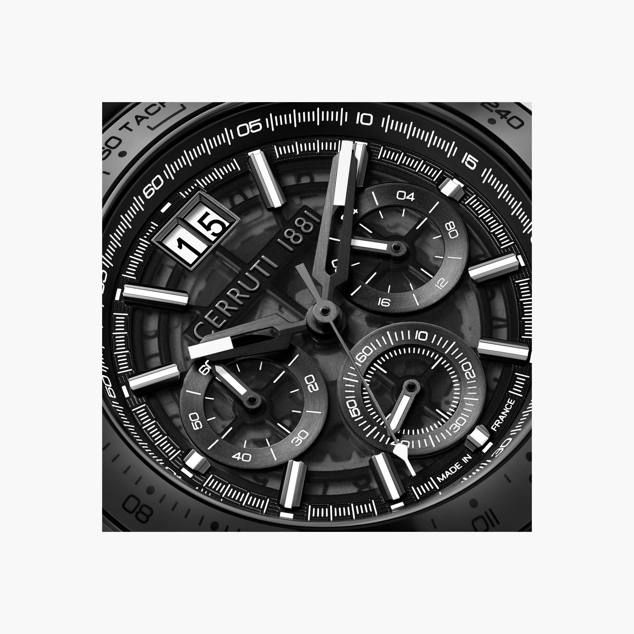 ساعة رجالية كرونوغراف بسوار سيليكون-men-watchesandjewellery-watches-image-4
