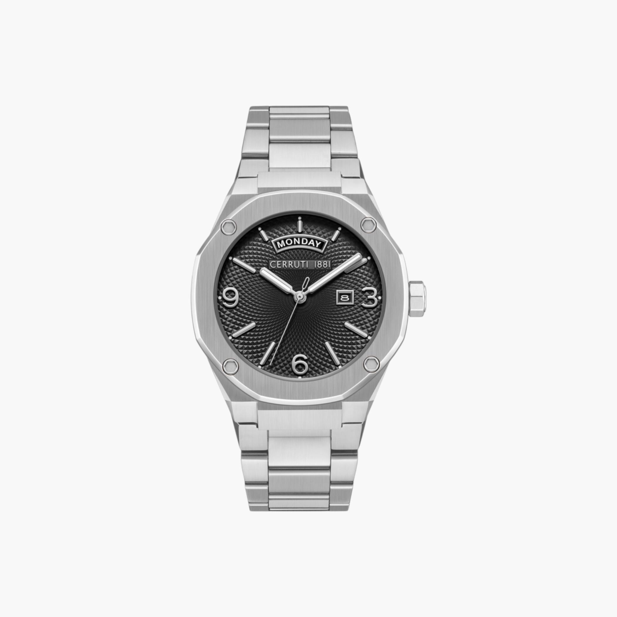 ساعة رجالية فضية من الفولاذ المقاوم للصدأ-men-watchesandjewellery-watches-image-1