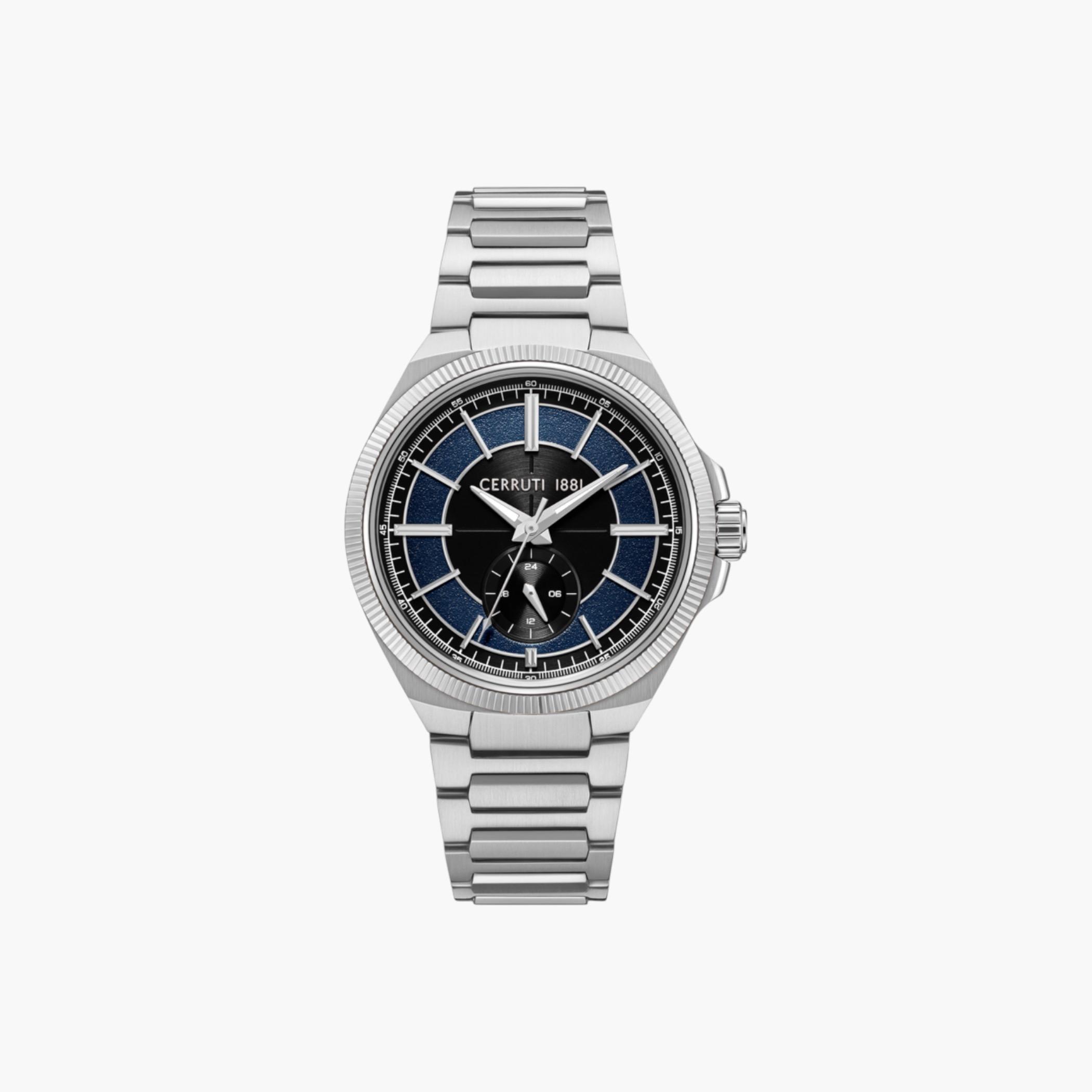 ساعة رجالية فضية من الستانلس ستيل-men-watchesandjewellery-watches-image-1