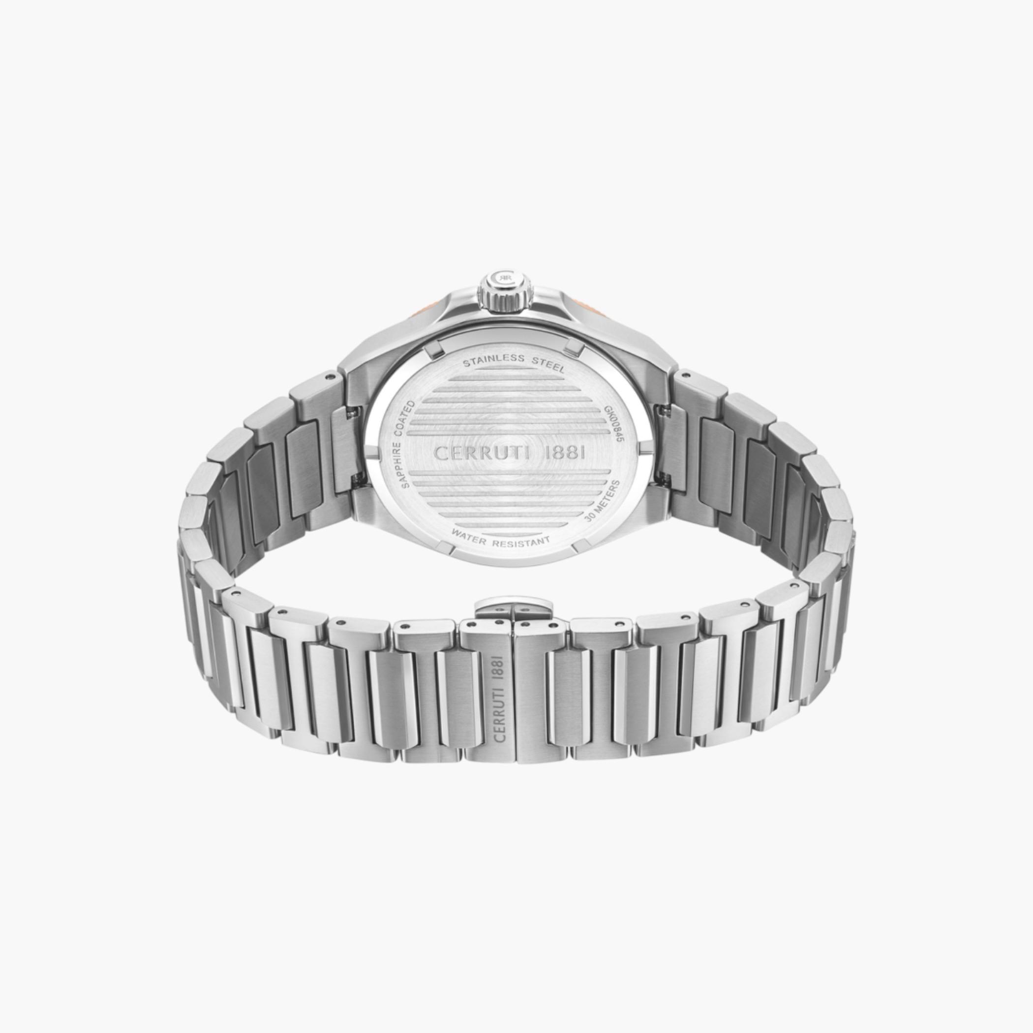 ساعة يد متعددة الوظائف، مينا أسود، ستانلس ستيل-men-watchesandjewellery-watches-image-3
