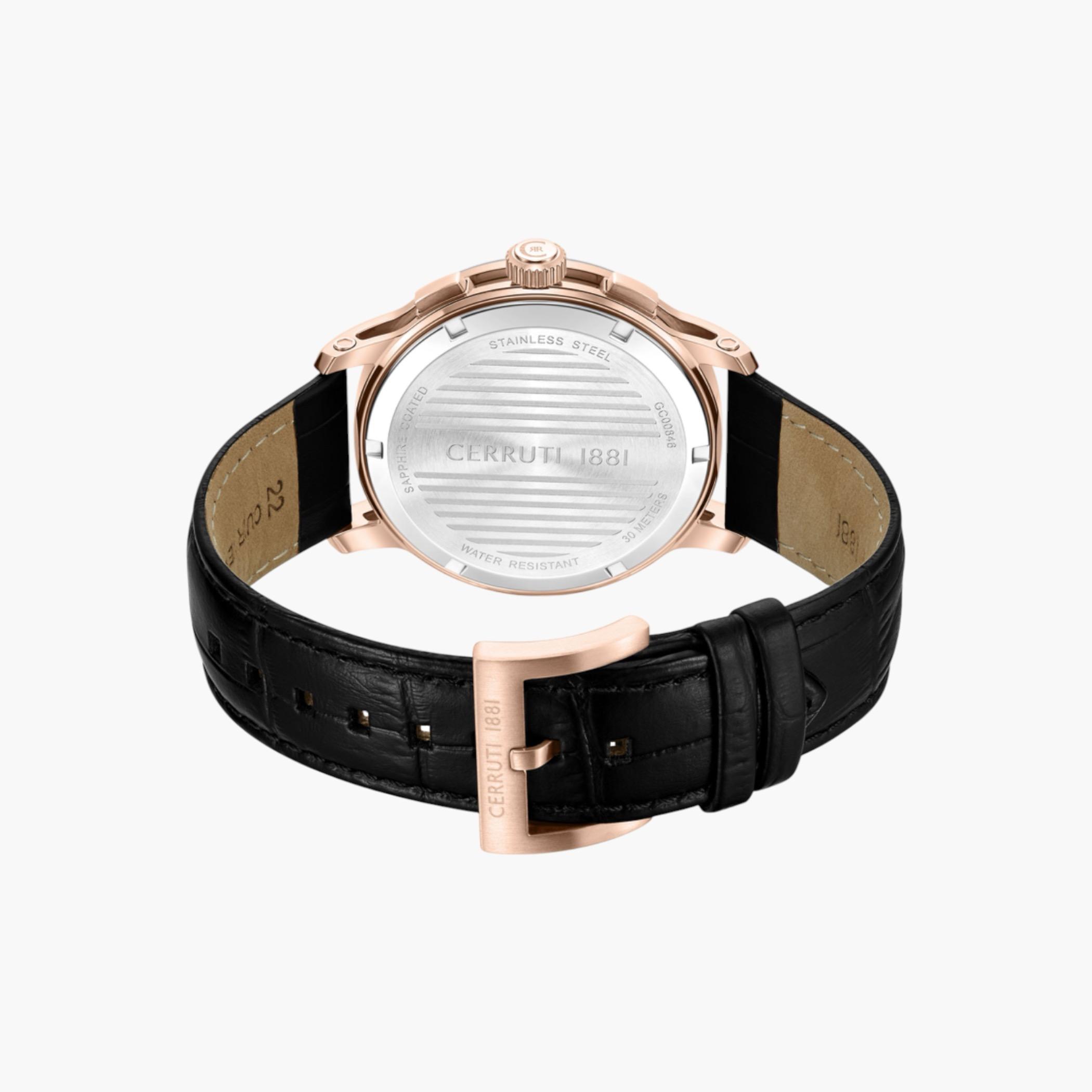ساعة كرونوغراف رجالية ذهبية وردية-men-watchesandjewellery-watches-image-3
