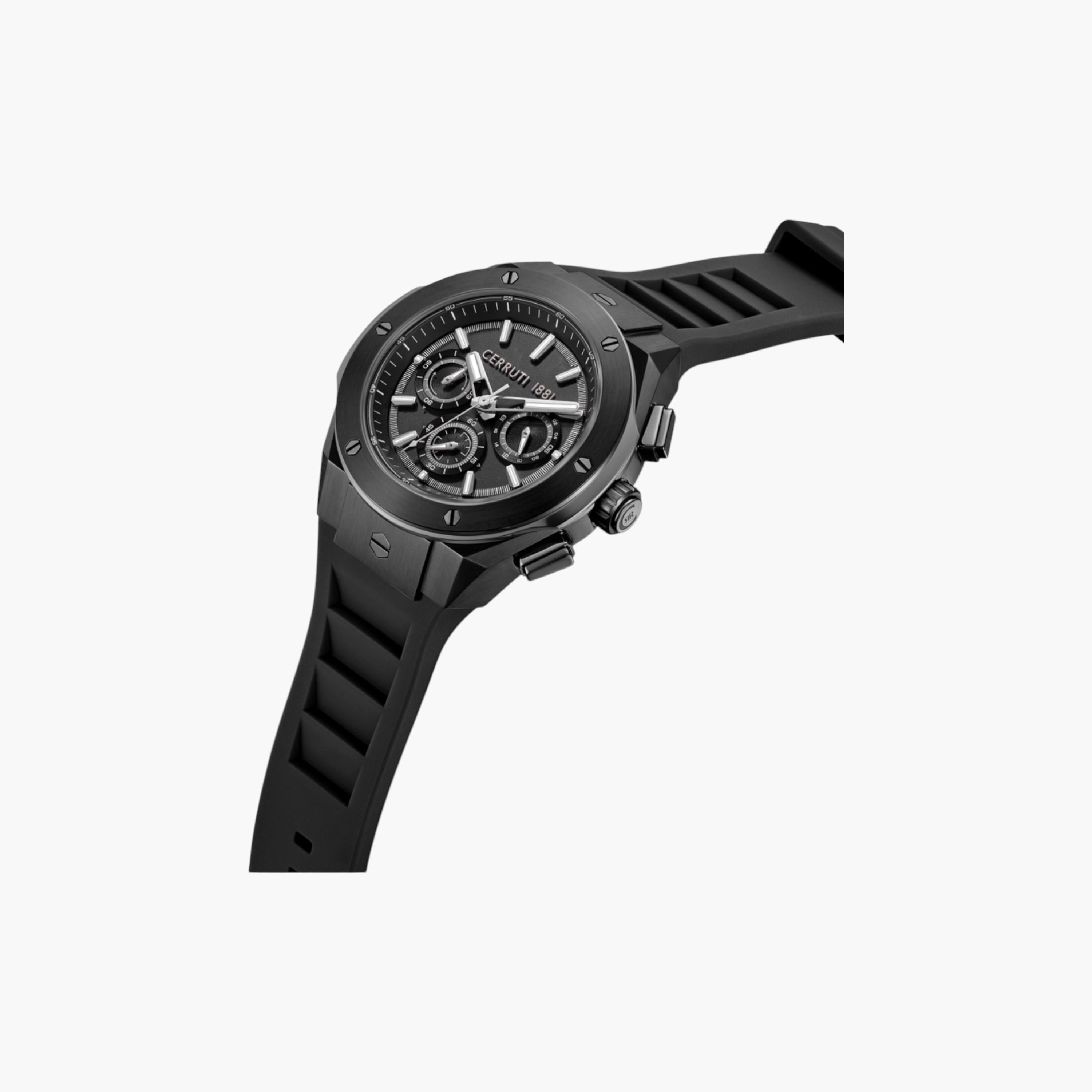 Men's Black Chronograph Watch-men-watchesandjewellery-watches-image-2