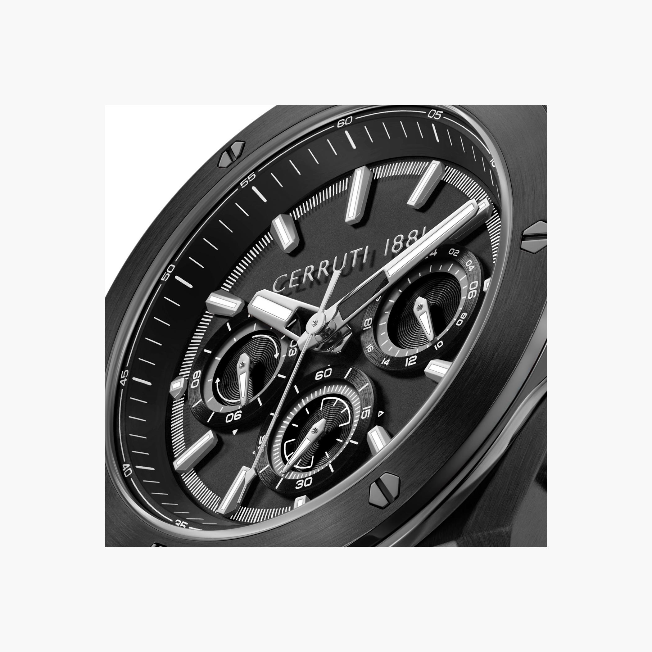 Men's Black Chronograph Watch-men-watchesandjewellery-watches-image-4