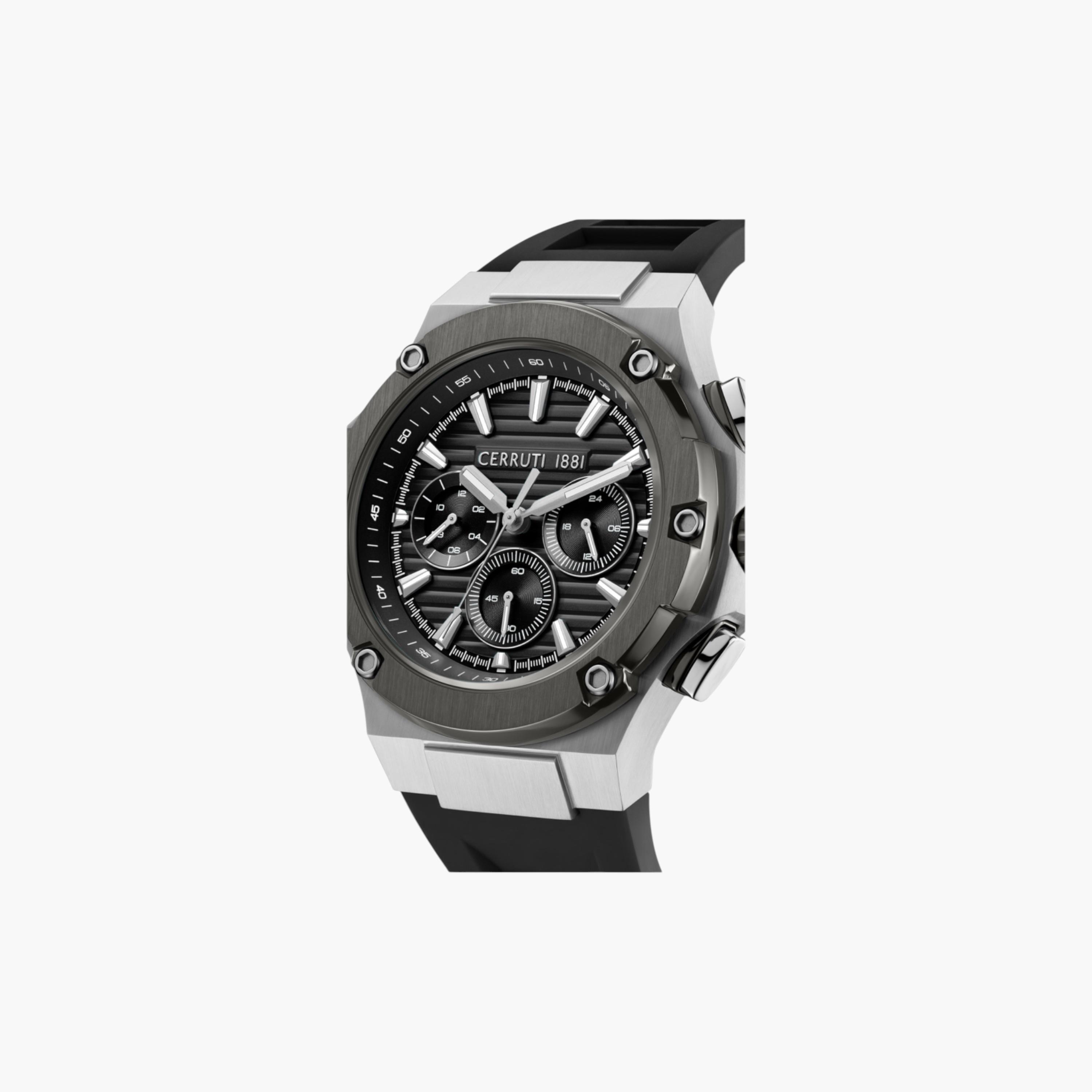 Chronograph Men's Silicone Strap Watch-men-watchesandjewellery-watches-image-4