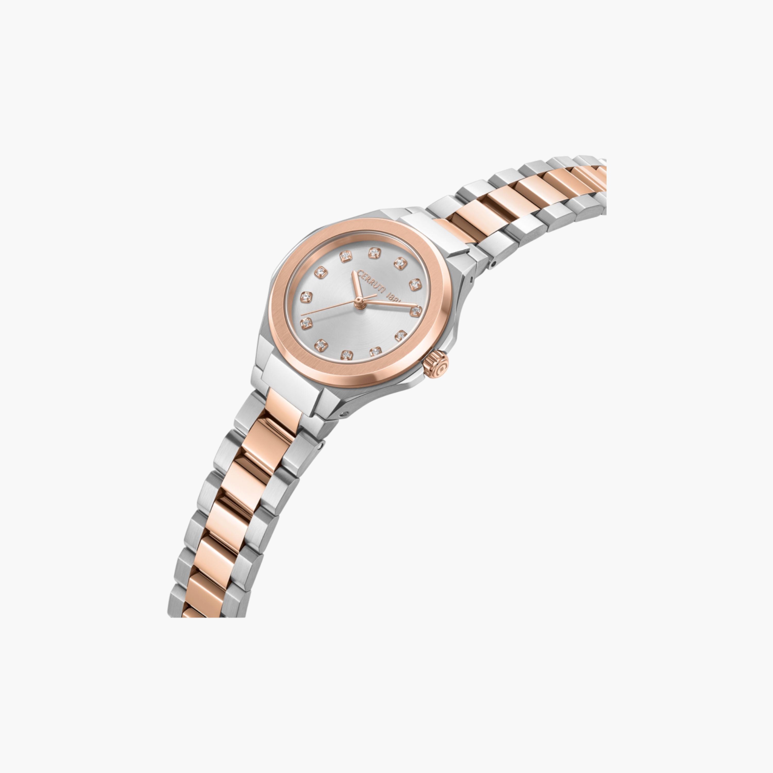 ساعة يد نسائية أنالوج من الستانلس ستيل بلونين-women-watchesandjewellery-watches-image-2