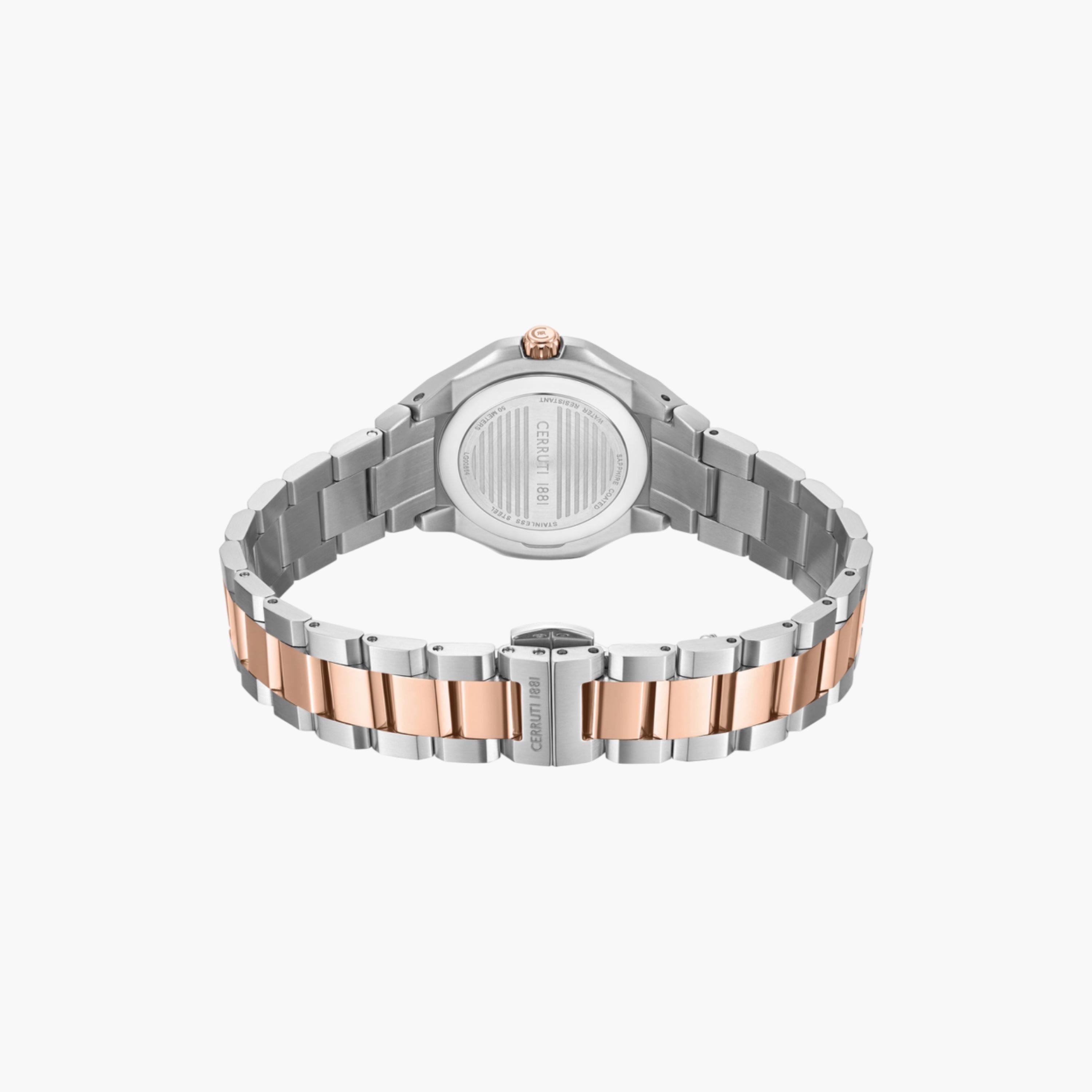 ساعة يد نسائية أنالوج من الستانلس ستيل بلونين-women-watchesandjewellery-watches-image-3