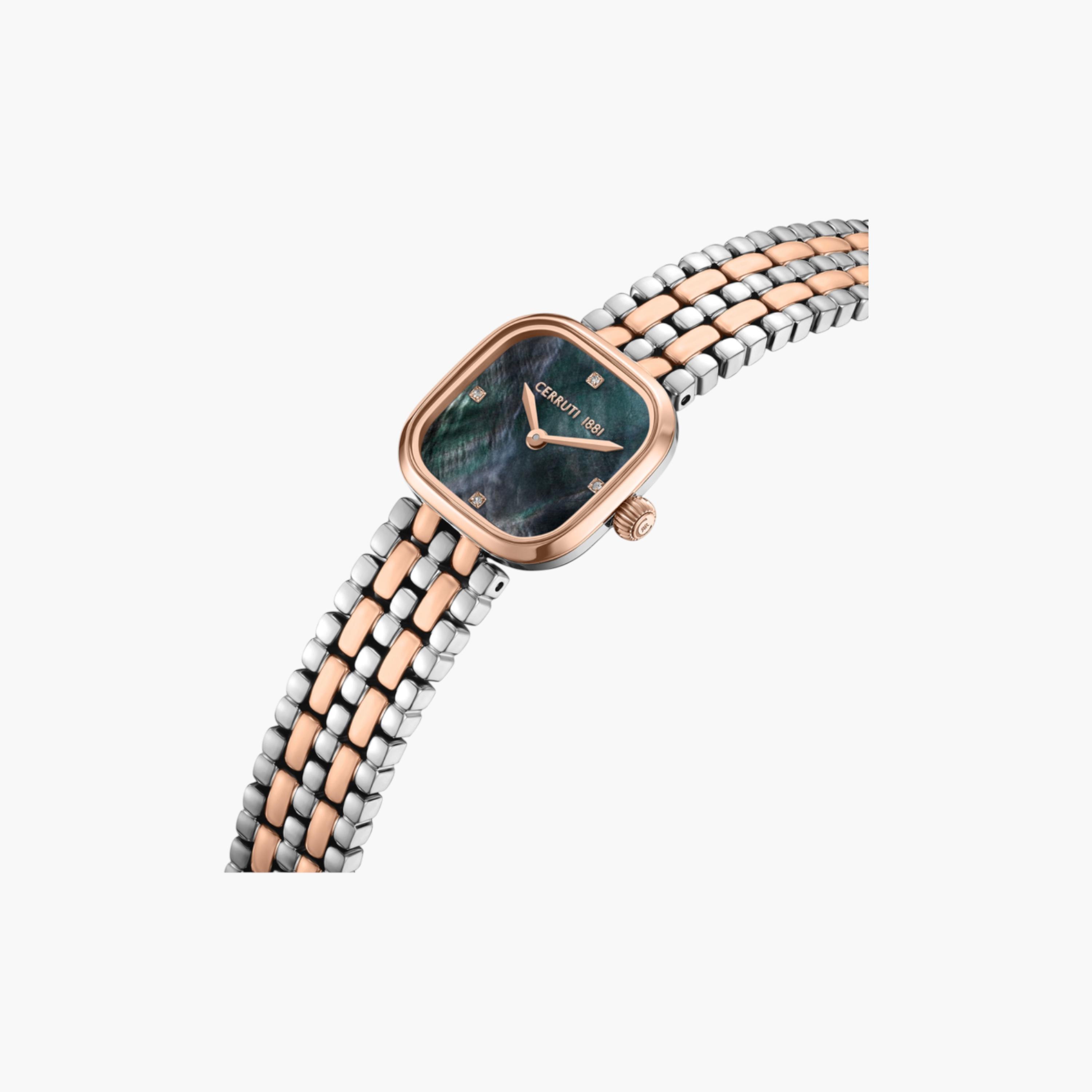 Elegant Two-Tone Ladies Analog Watch-women-watchesandjewellery-watches-image-2