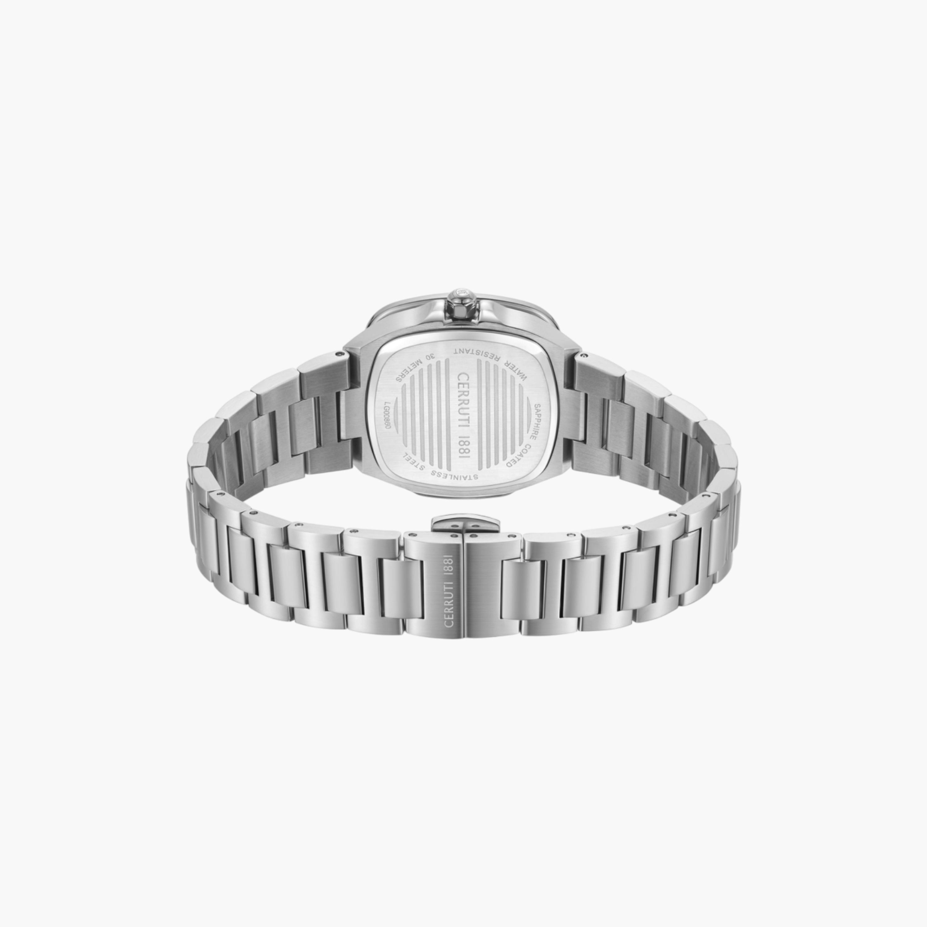 ساعة نسائية فضية من الفولاذ المقاوم للصدأ-women-watchesandjewellery-watches-image-3
