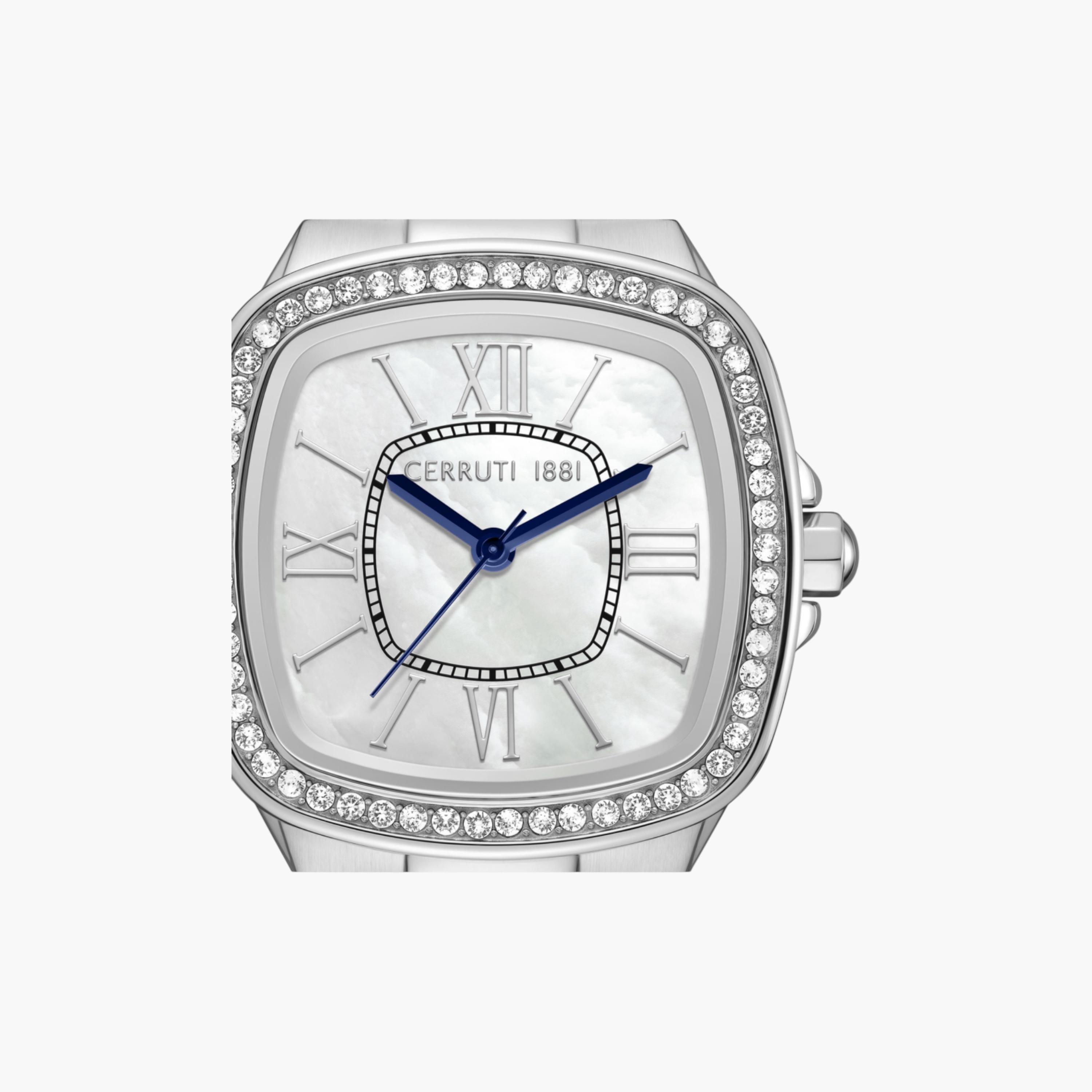 ساعة نسائية فضية من الفولاذ المقاوم للصدأ-women-watchesandjewellery-watches-image-4