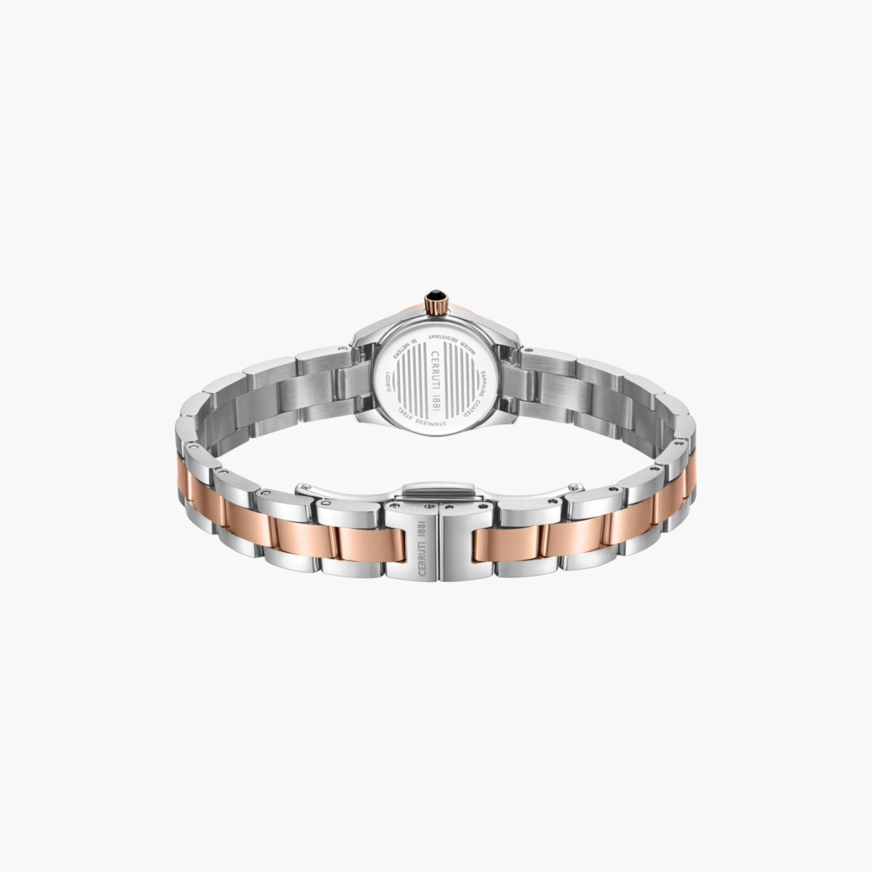 Two-Tone Stainless Steel Analog Watch-women-watchesandjewellery-watches-image-3