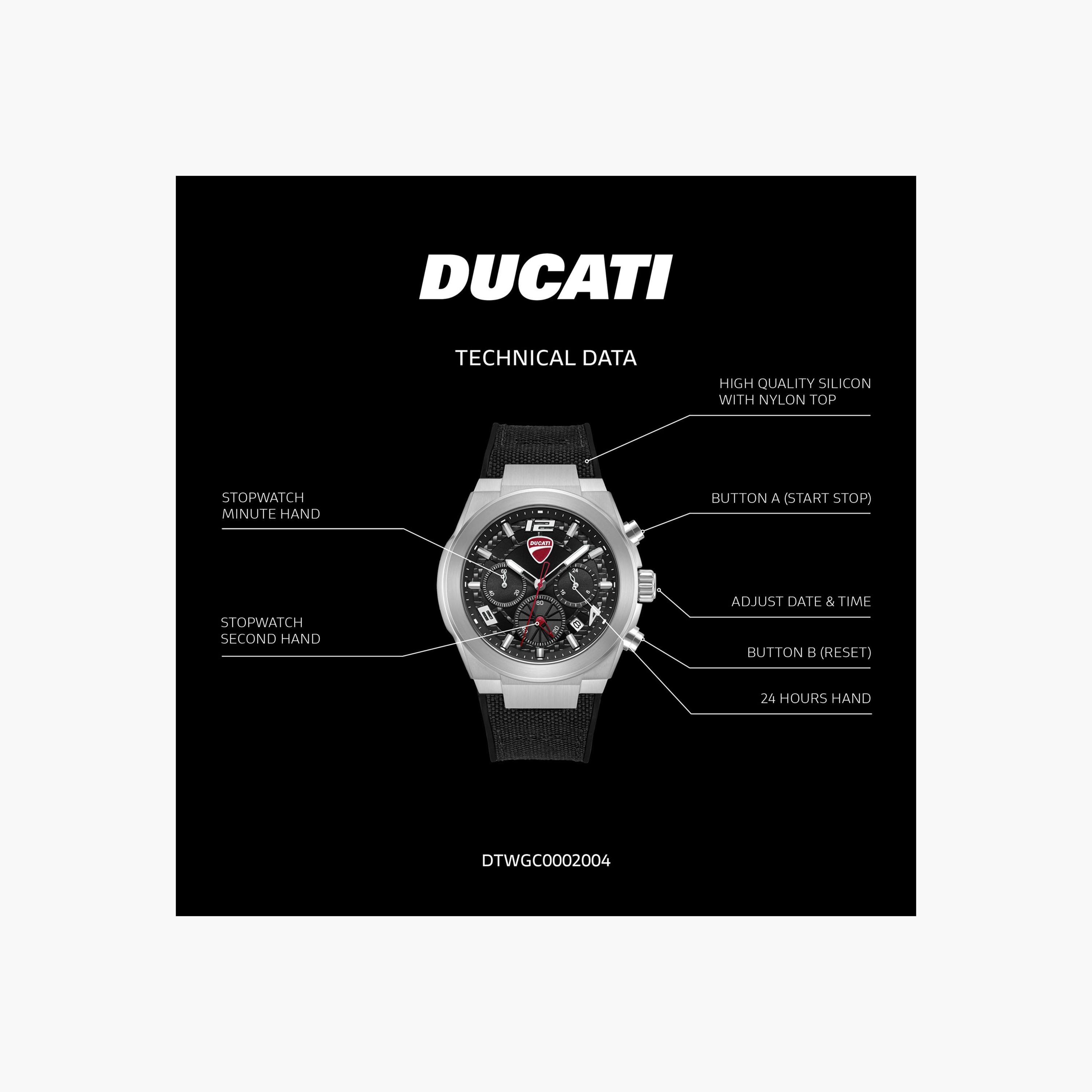 Black Dial Chronograph Watch 41mm-men-watchesandjewellery-watches-image-5