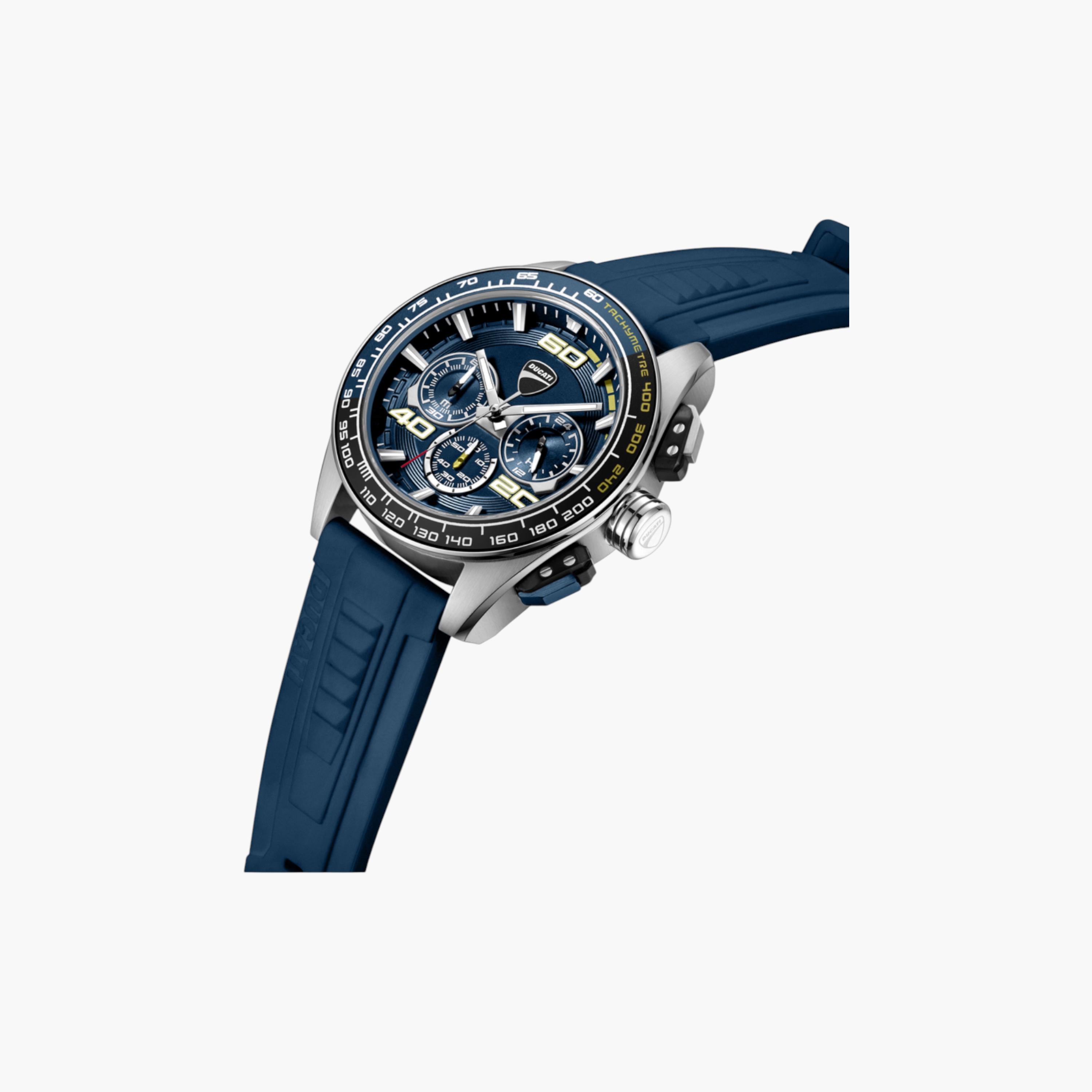 Blue Dial Chronograph Watch, 44mm-men-watchesandjewellery-watches-image-2
