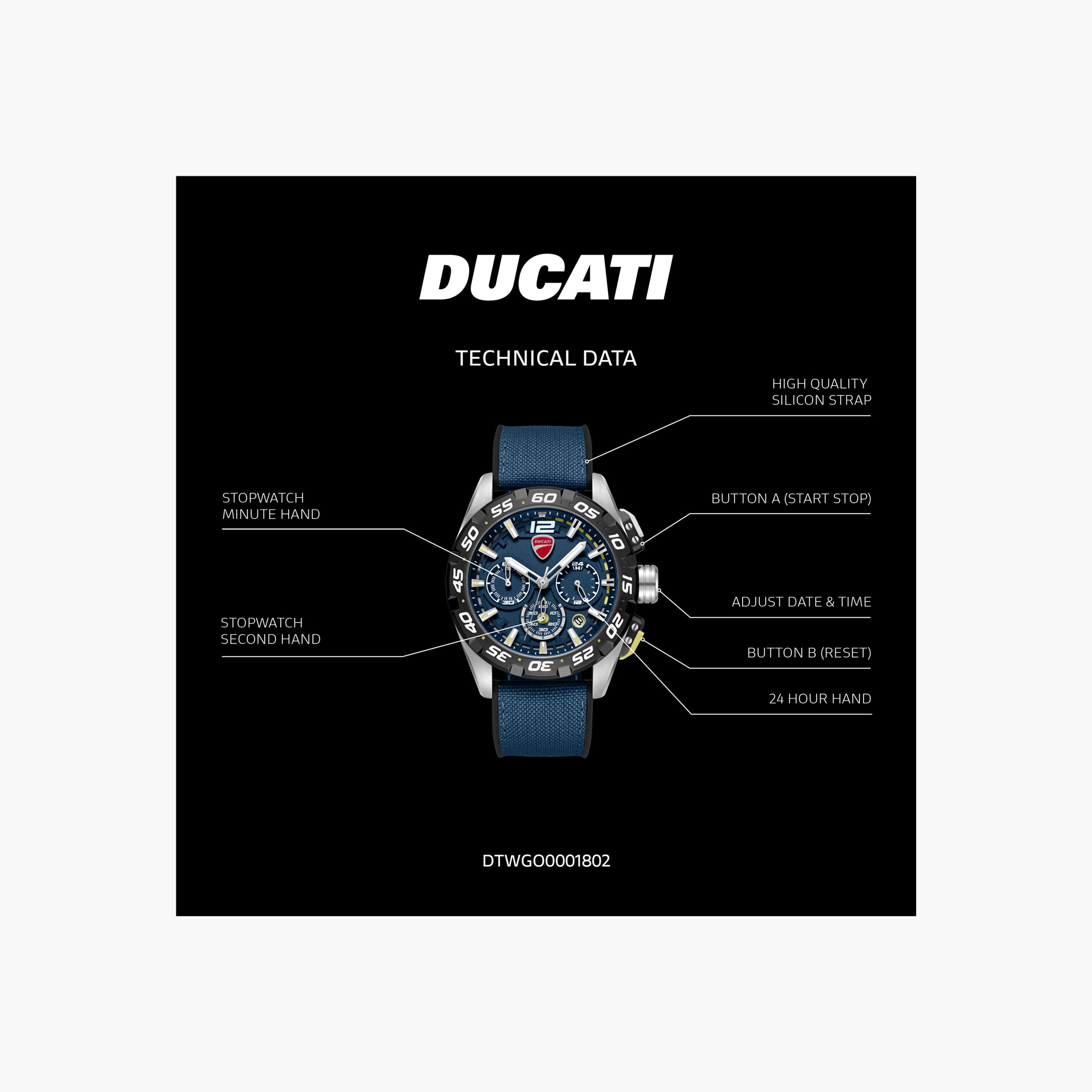 Blue Dial Chronograph Men's Watch-men-watchesandjewellery-watches-image-5