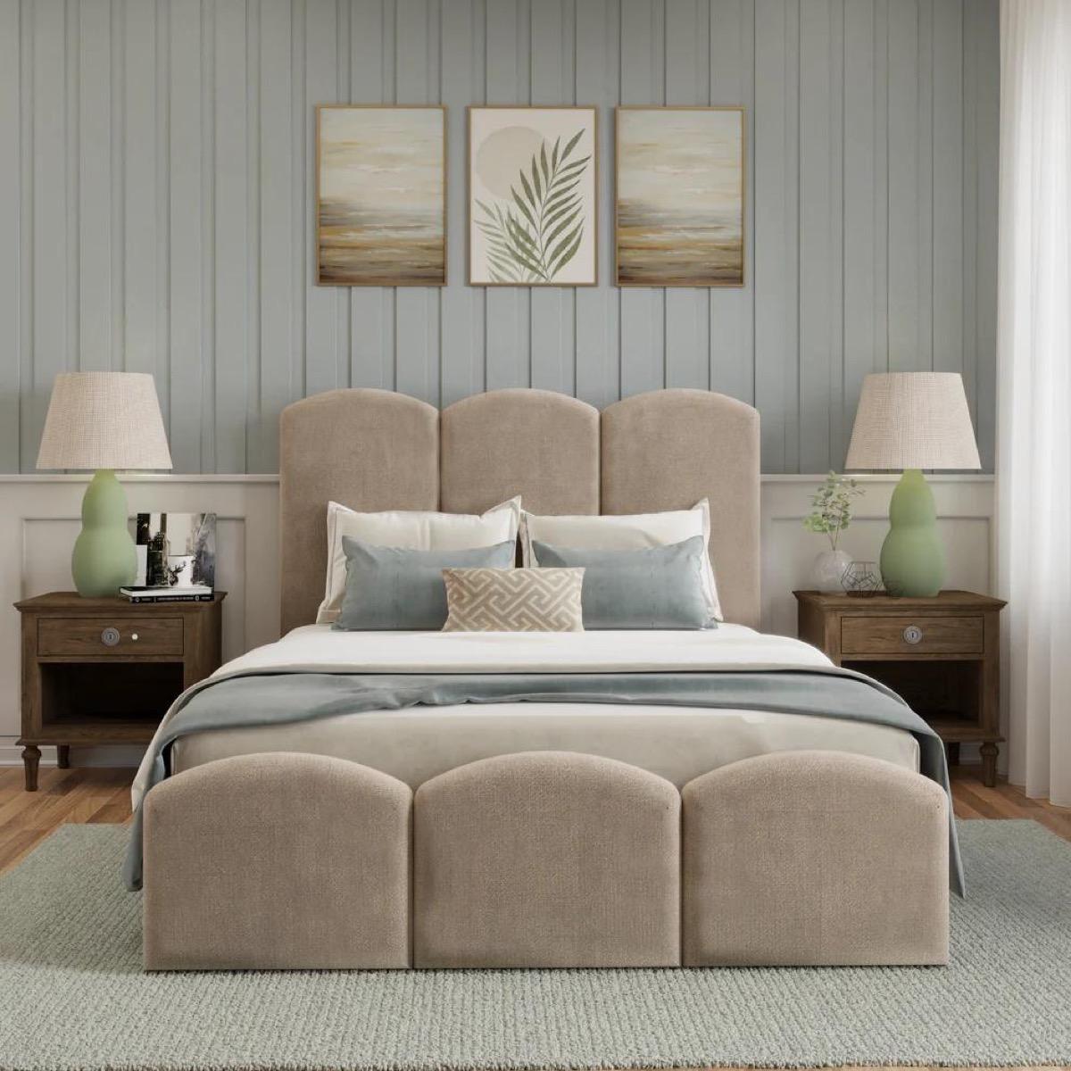 Coral Super King Bed - 200x200 cm