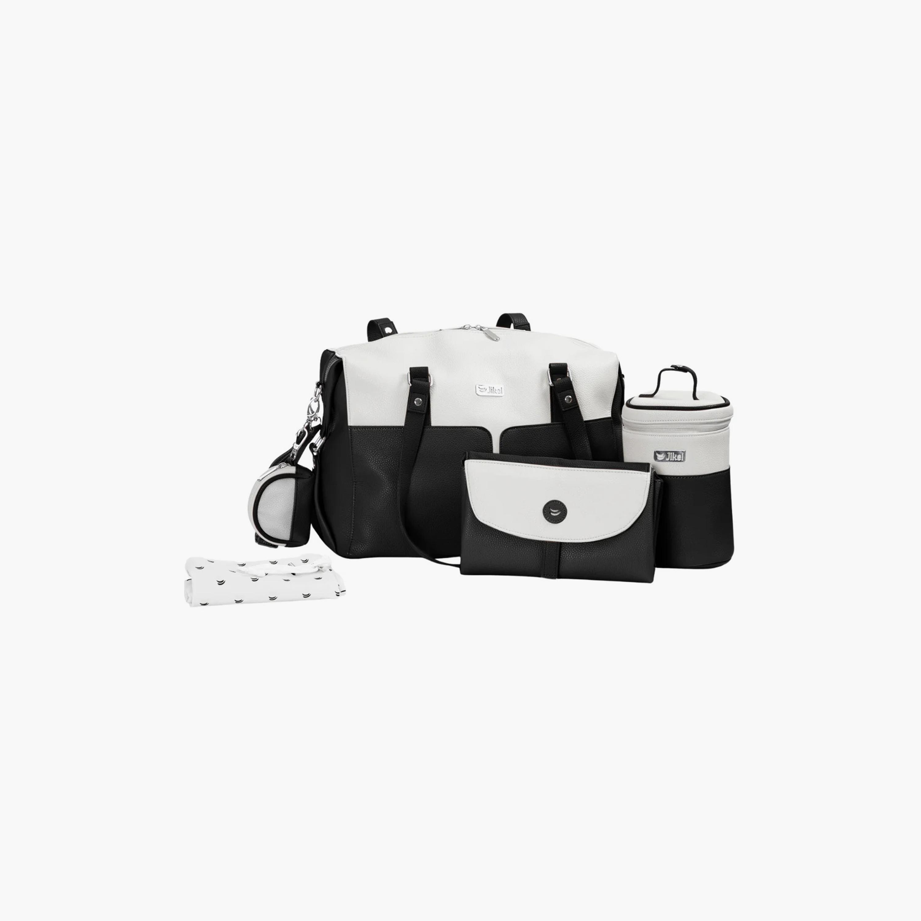 Jikel 4-Piece Diaper Bag Set with Changing Mat-baby-gear-diaperbags-image-1