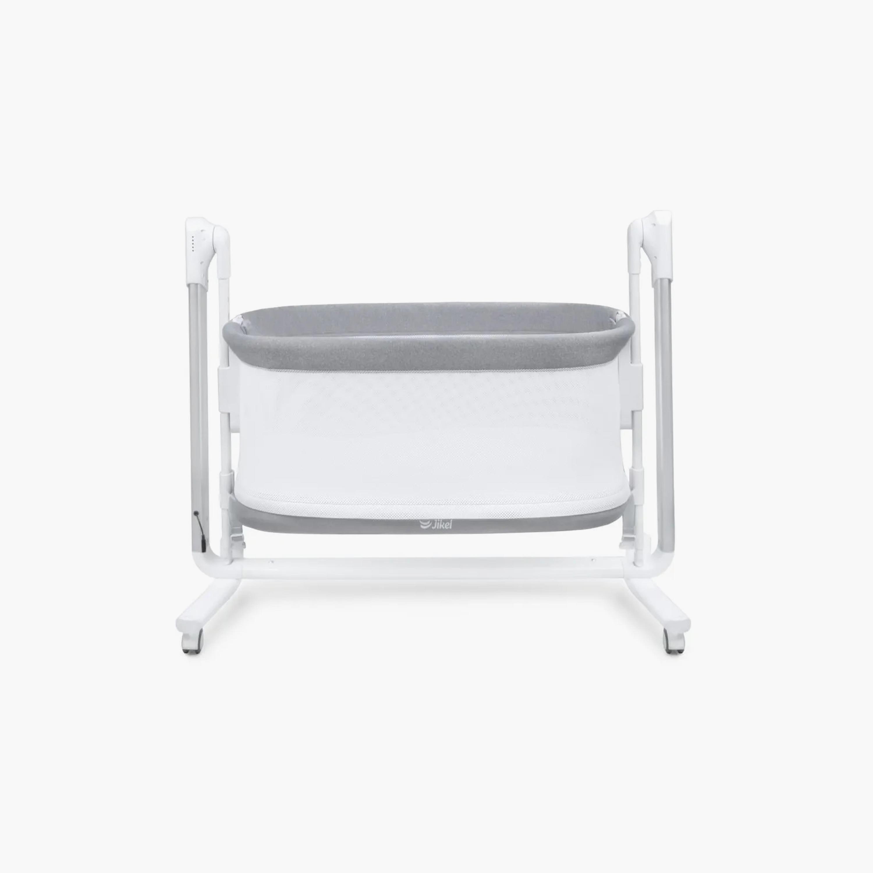 Jikel Height adjustable Pony Electric Co-Sleeper - Grey-baby-nursery-furniture-cribsandbeds-bassinets-image-10