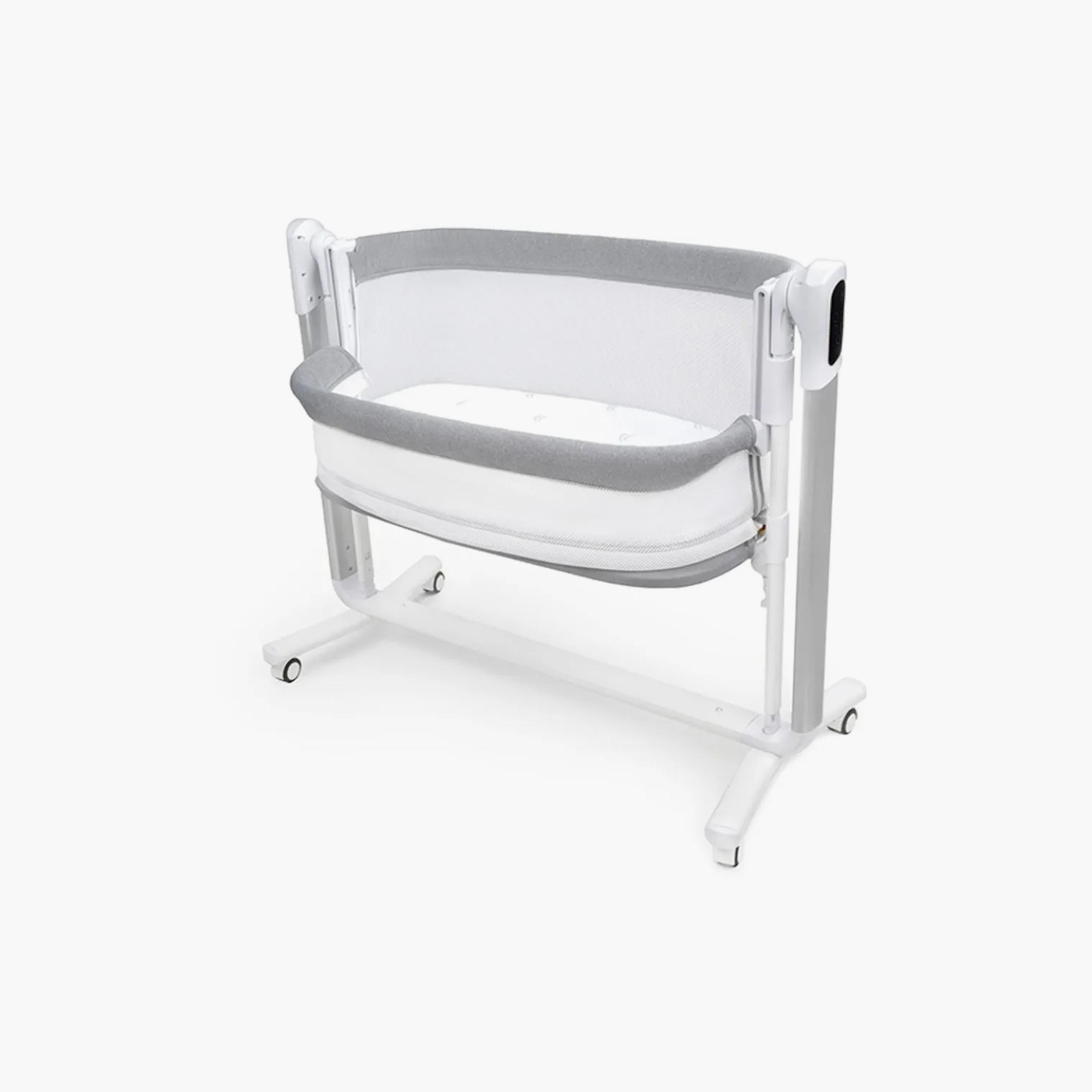 Jikel Height adjustable Pony Electric Co-Sleeper - Grey-baby-nursery-furniture-cribsandbeds-bassinets-image-6