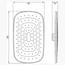 رأس دش مطري مستطيلي إيه بي إس - هسيانيت - 7002-2072ABS-household-bathandlaundry-shower-showeraccessories-image-1