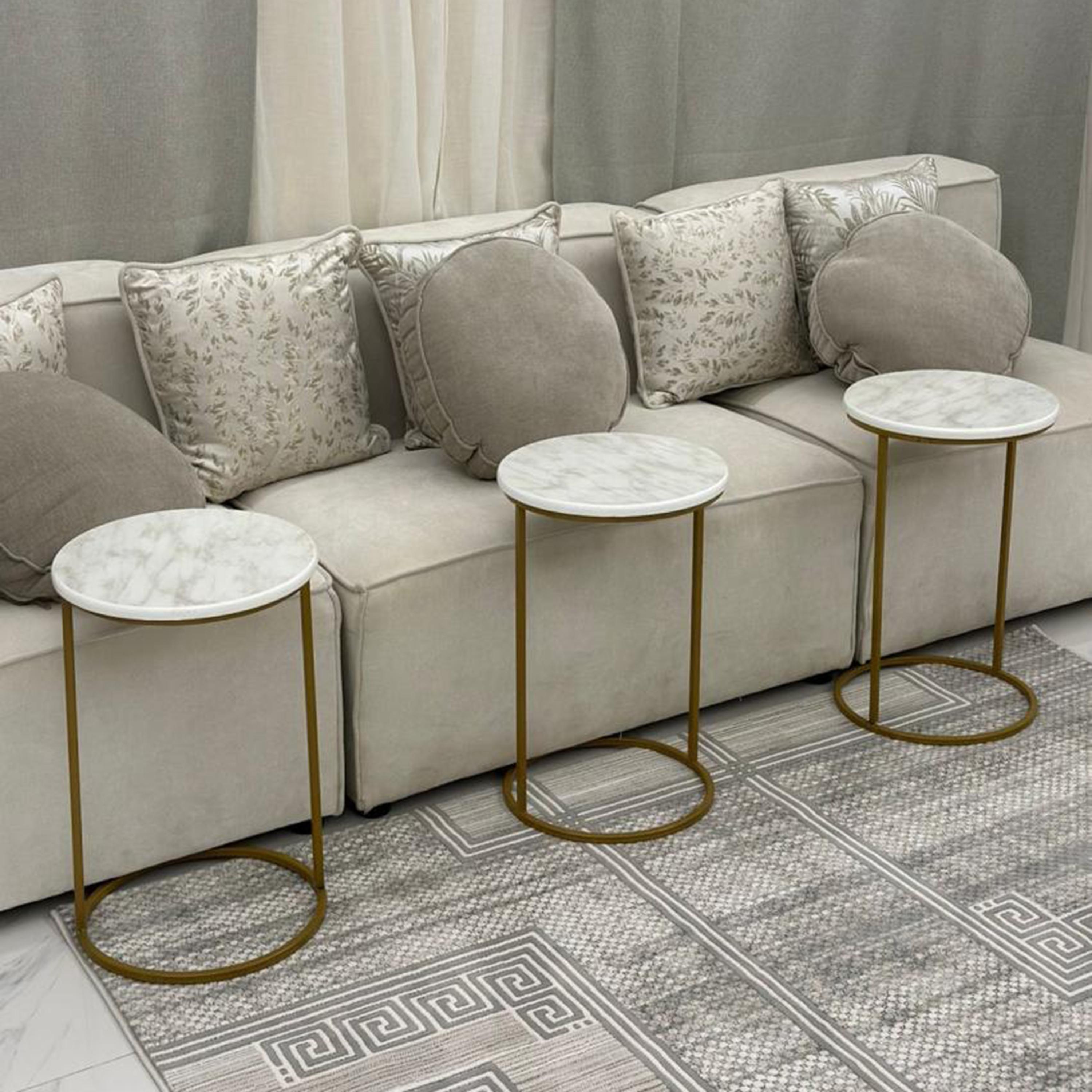 Three-Piece Marble Accent Tables-furniture-livingroom-coffeetables-image-1