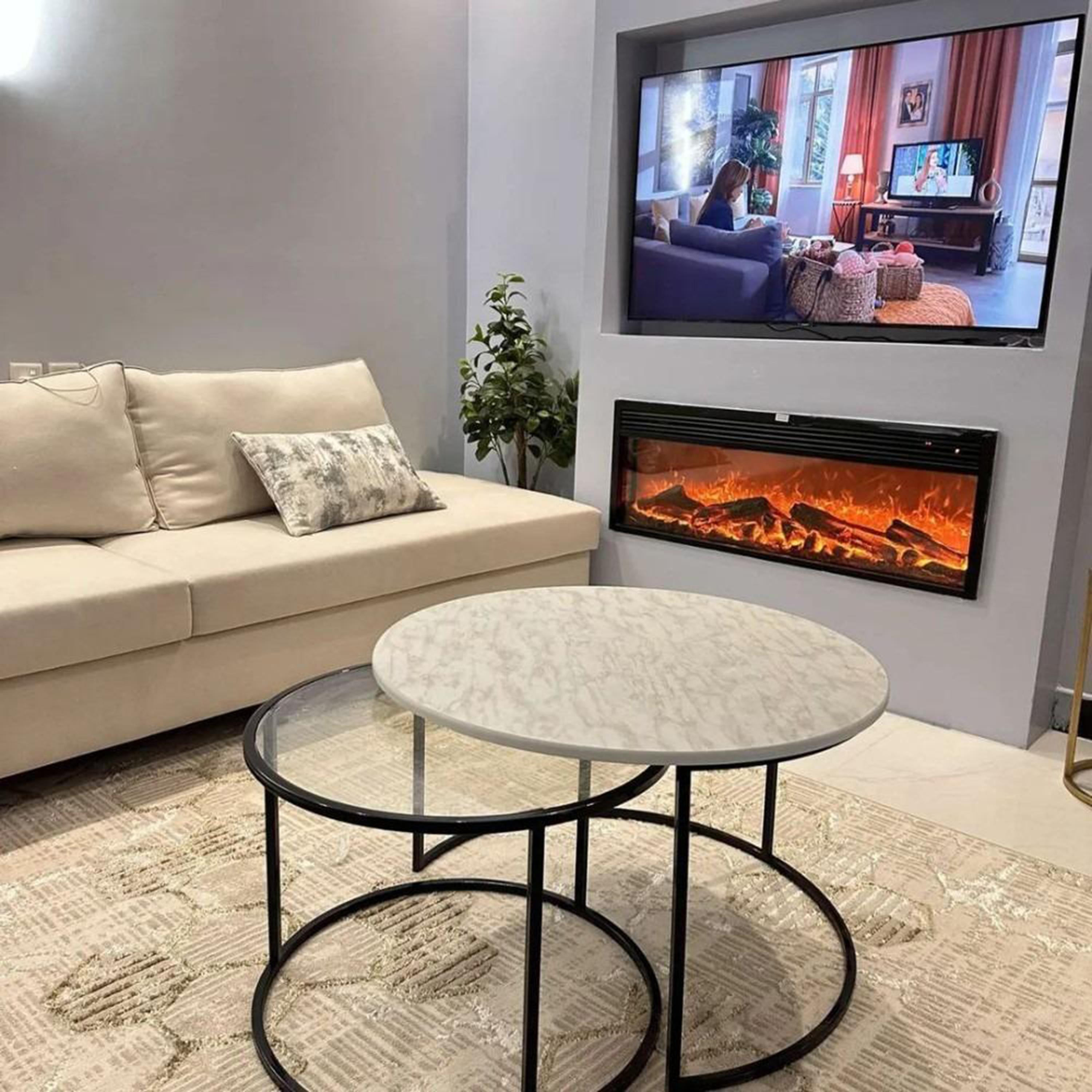 Nested Round Coffee Table Set-furniture-livingroom-coffeetables-image-2