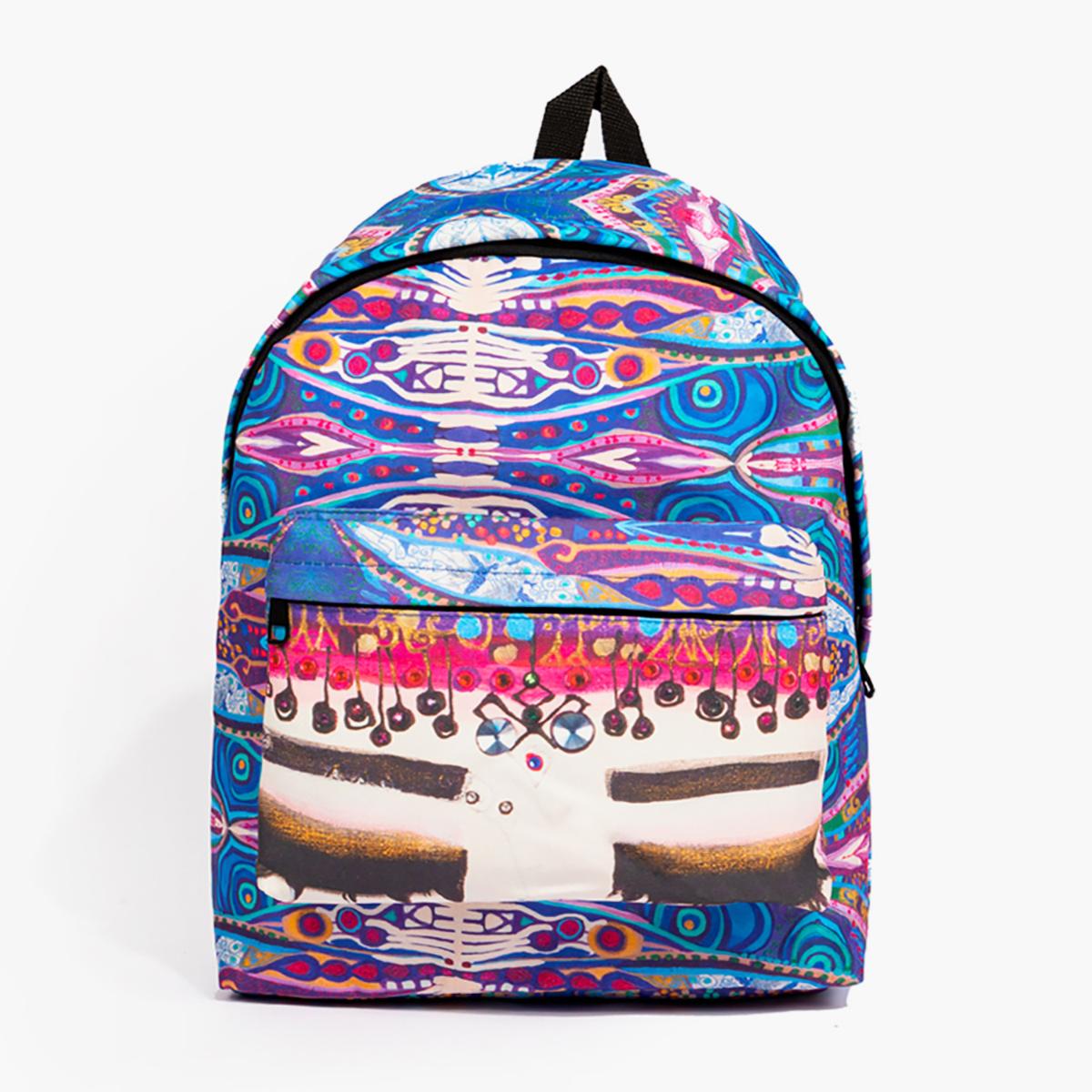 Biggdesign Abstract Print Backpack - 12x30x37 cm