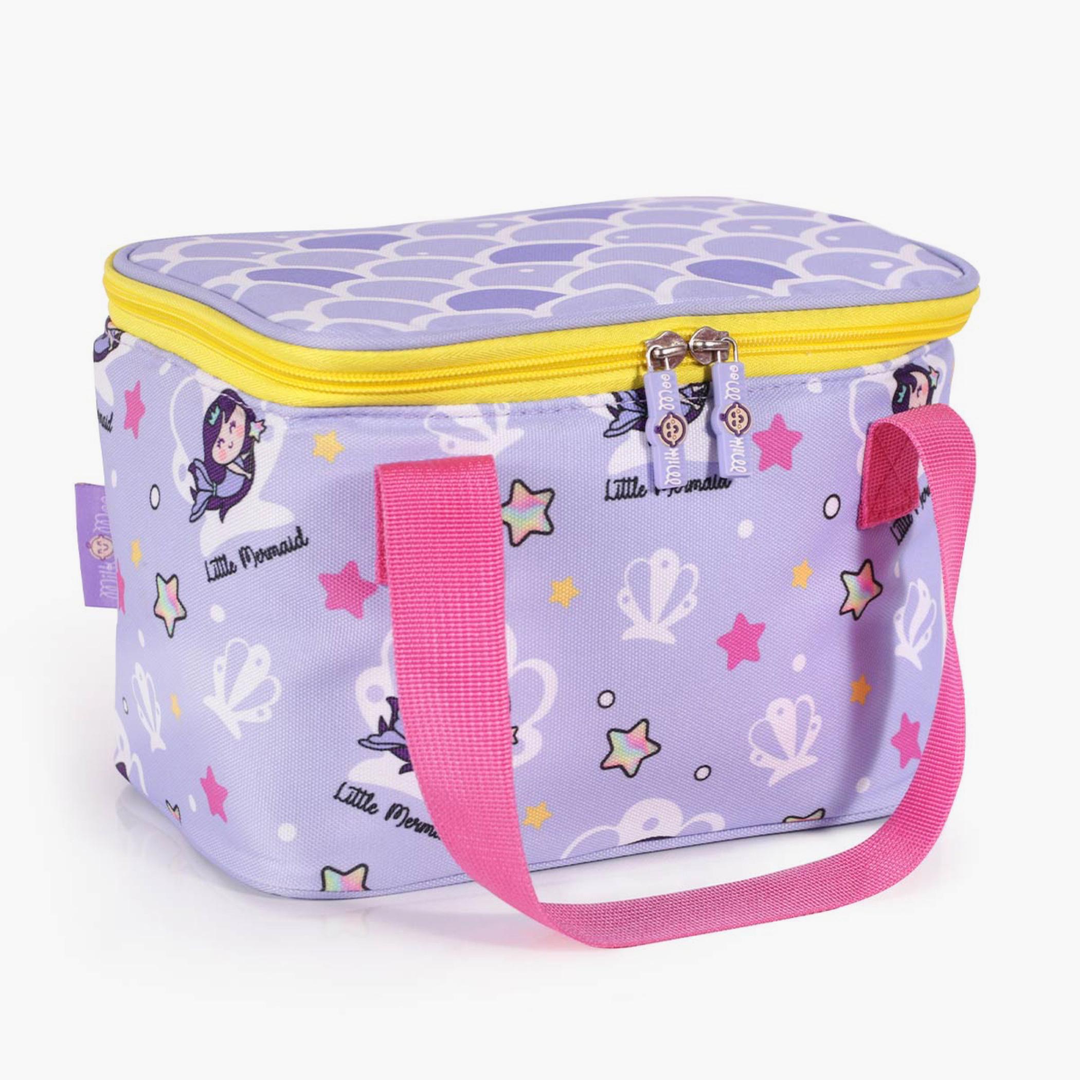 Milk&Moo Kids Insulated Lunch Bag with Zip Closure