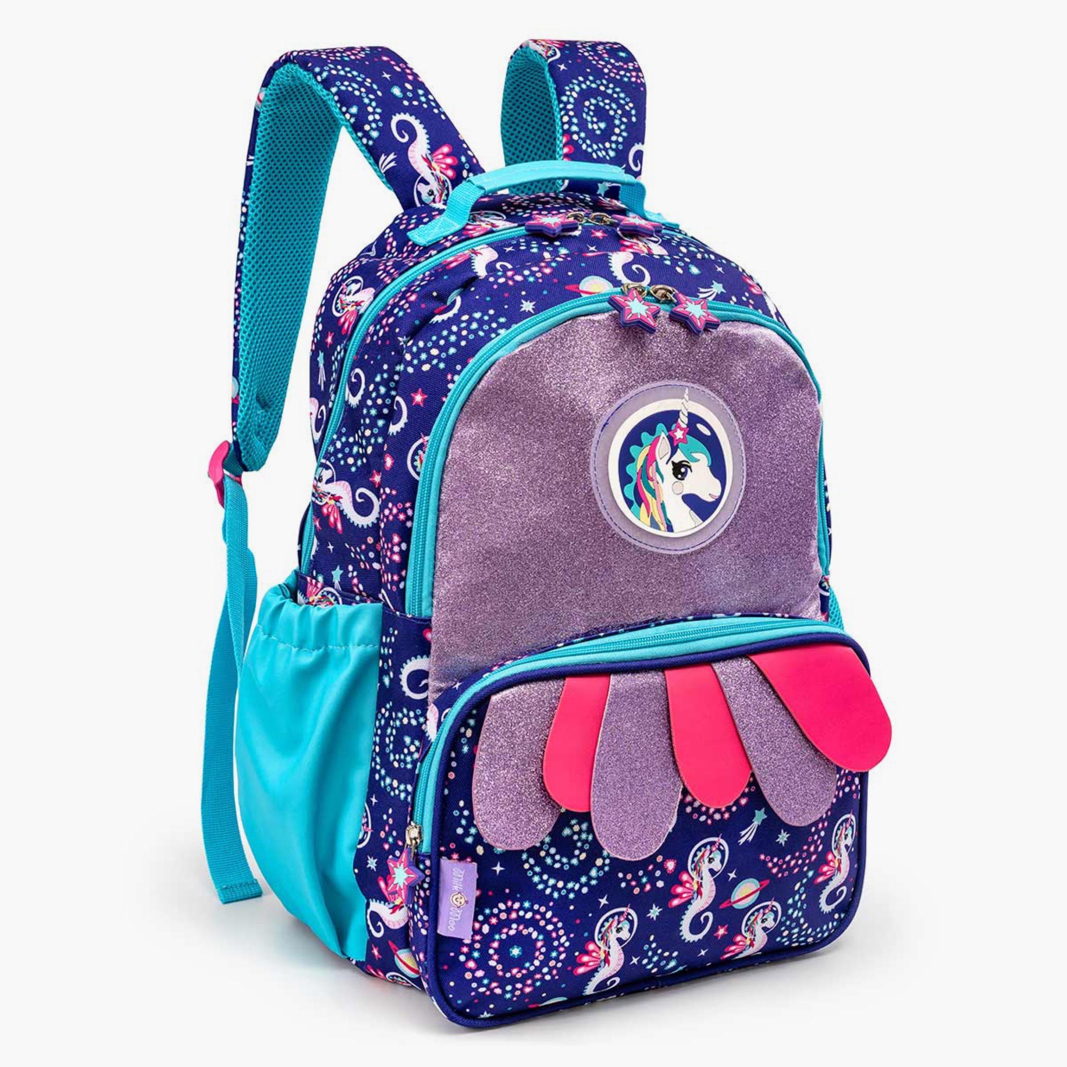 Milk&Moo Ayris Kids Backpack with Adjustable Straps - 30x16x42 cm