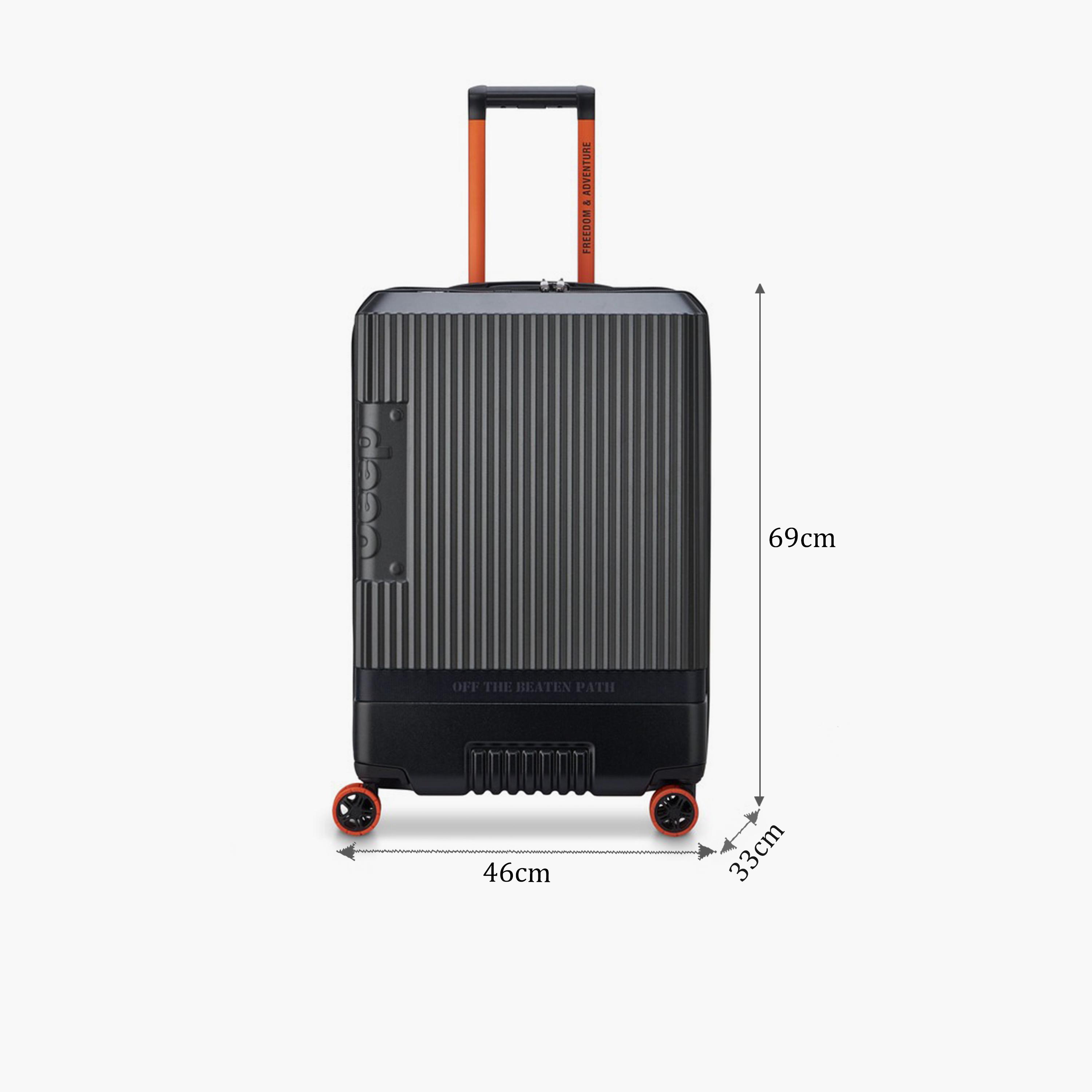 Jeep 69 CM Medium Check In Polycarbonate with AB Hard Sided 4-Wheeler Spinner Trolley Bag with TSA Lock-travel-luggagesandbags-luggage-image-2