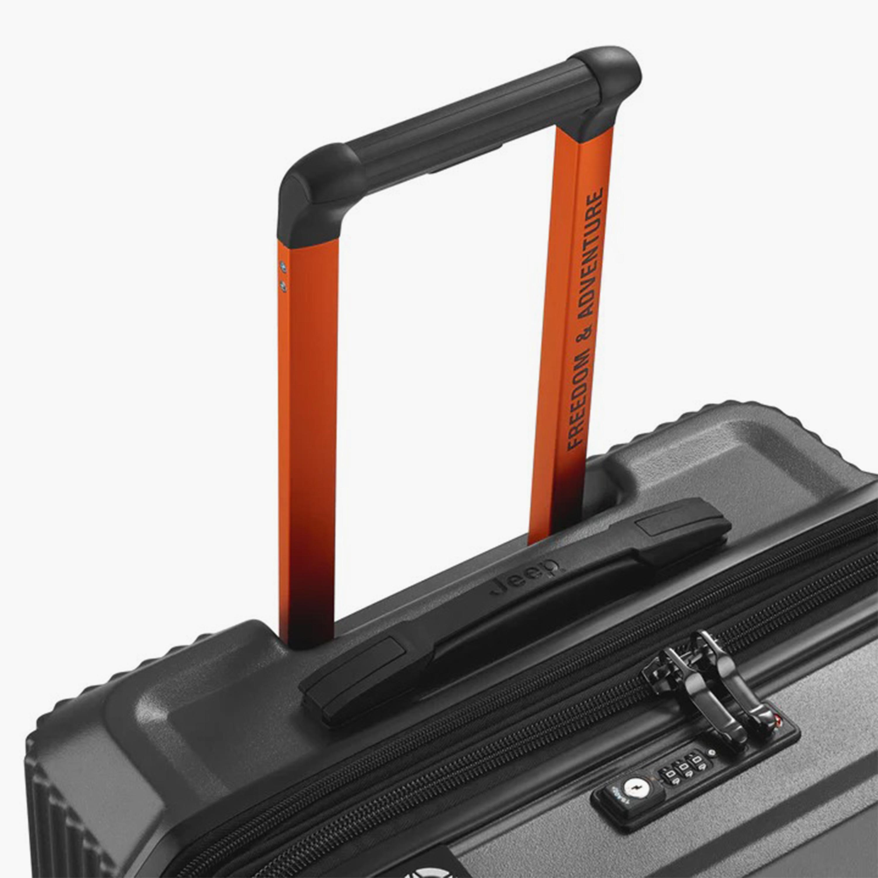 Jeep 69 CM Medium Check In Polycarbonate with AB Hard Sided 4-Wheeler Spinner Trolley Bag with TSA Lock-travel-luggagesandbags-luggage-image-8