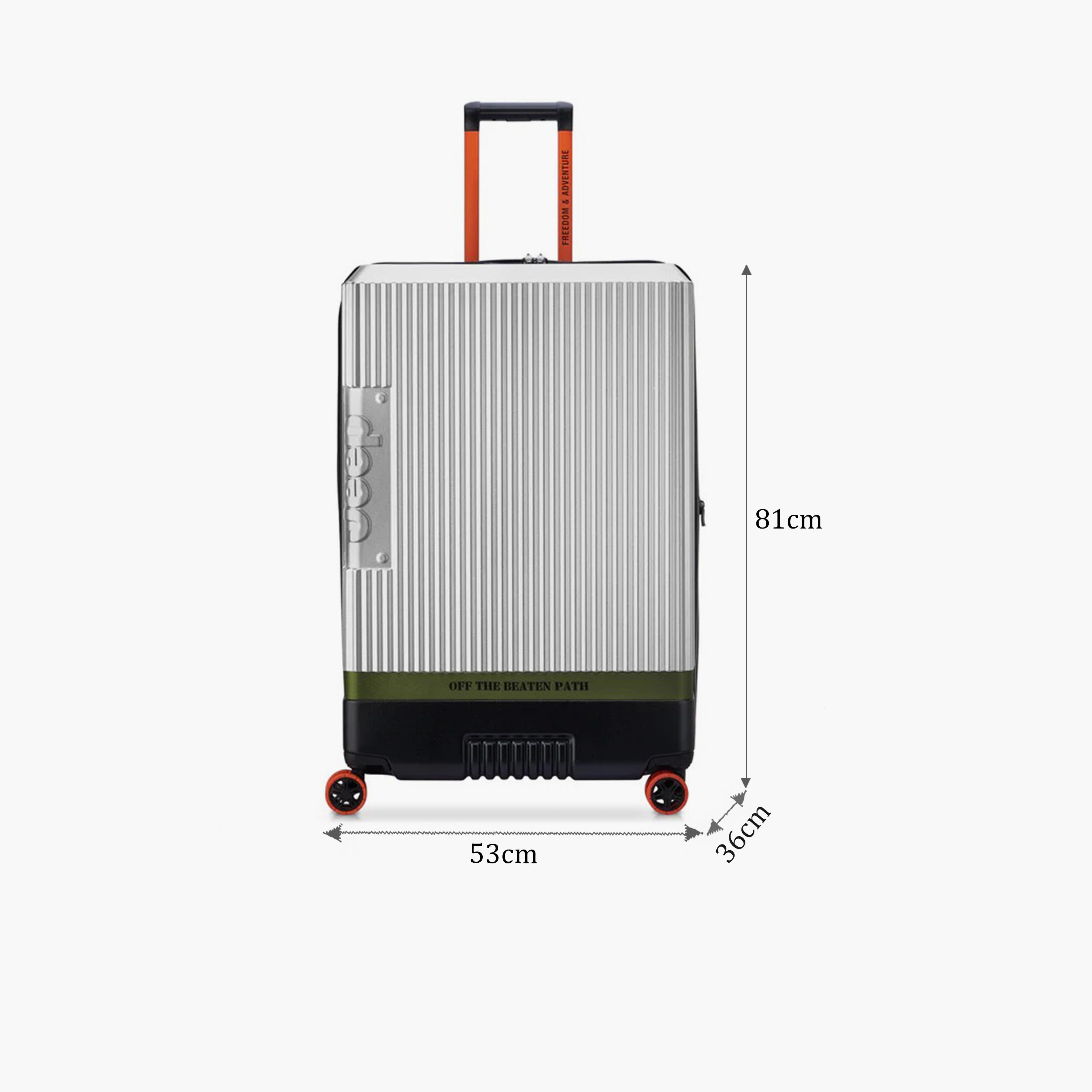 Jeep 81 CM Large Check In Polycarbonate with AB Hard Sided 4-Wheeler Spinner Trolley Bag with TSA Lock-travel-luggagesandbags-luggage-image-2