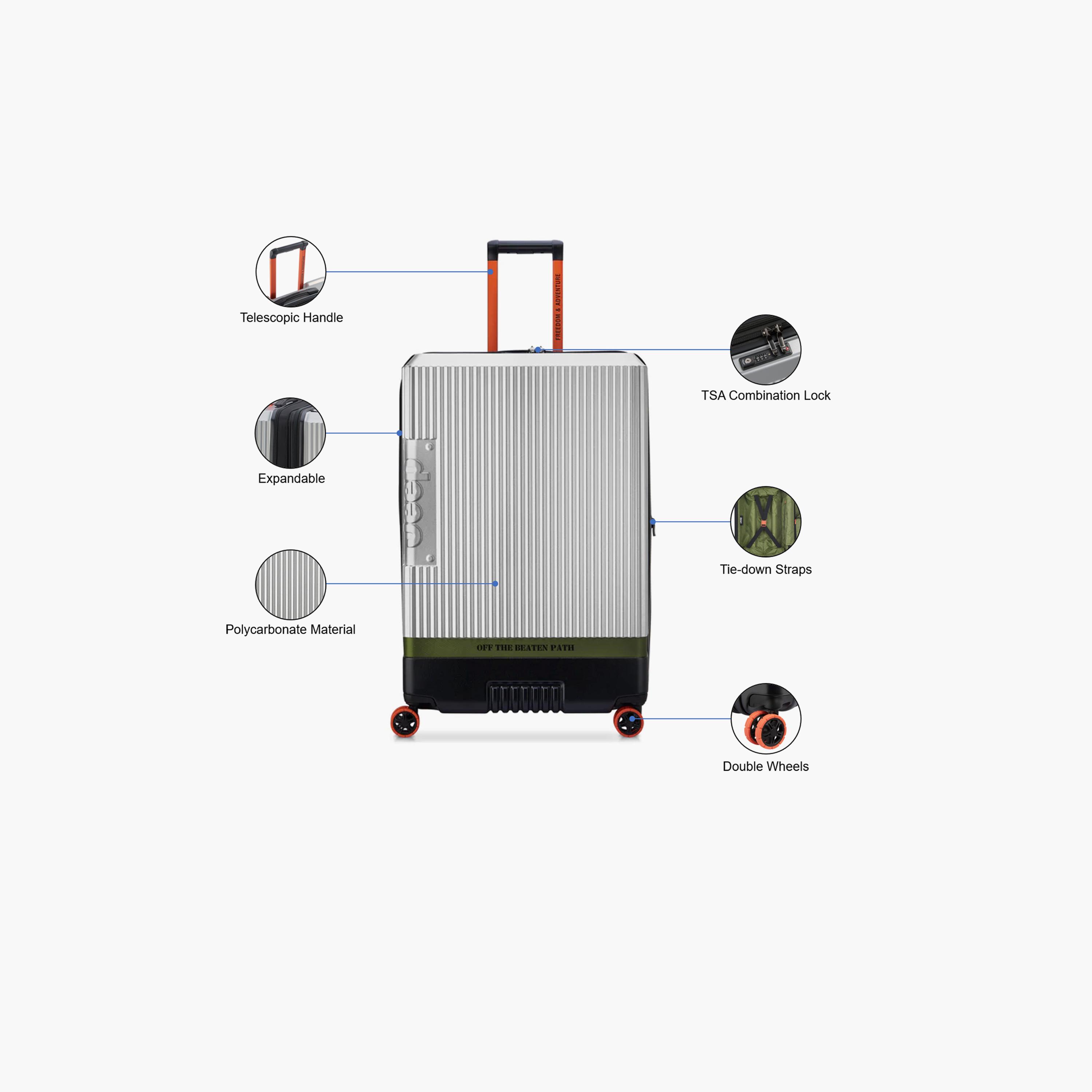Jeep 81 CM Large Check In Polycarbonate with AB Hard Sided 4-Wheeler Spinner Trolley Bag with TSA Lock-travel-luggagesandbags-luggage-image-3
