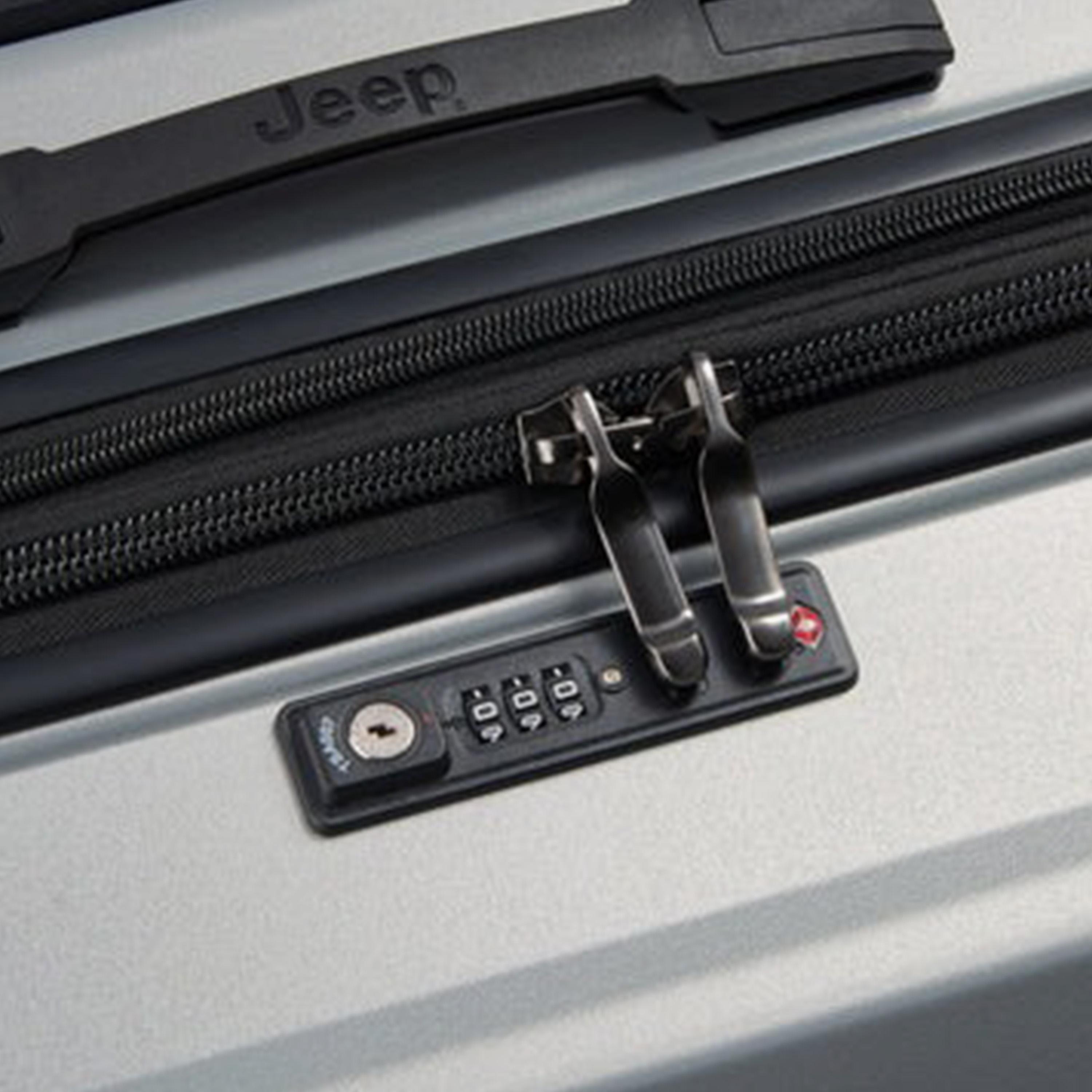 Jeep 81 CM Large Check In Polycarbonate with AB Hard Sided 4-Wheeler Spinner Trolley Bag with TSA Lock-travel-luggagesandbags-luggage-image-7